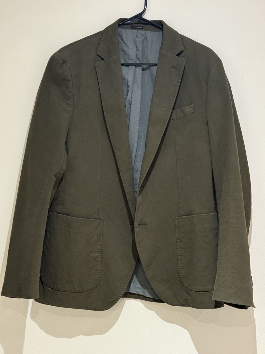 Massimo Dutti Olive Green Blazer