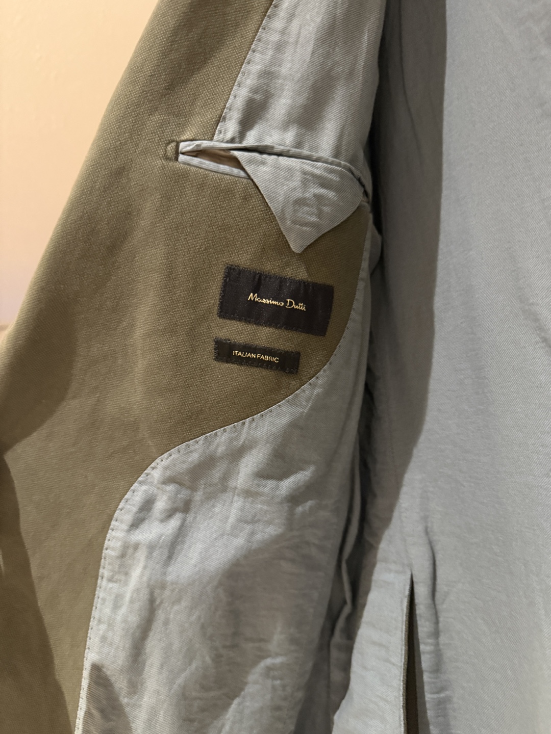 Massimo Dutti Olive Green Blazer - photo 2