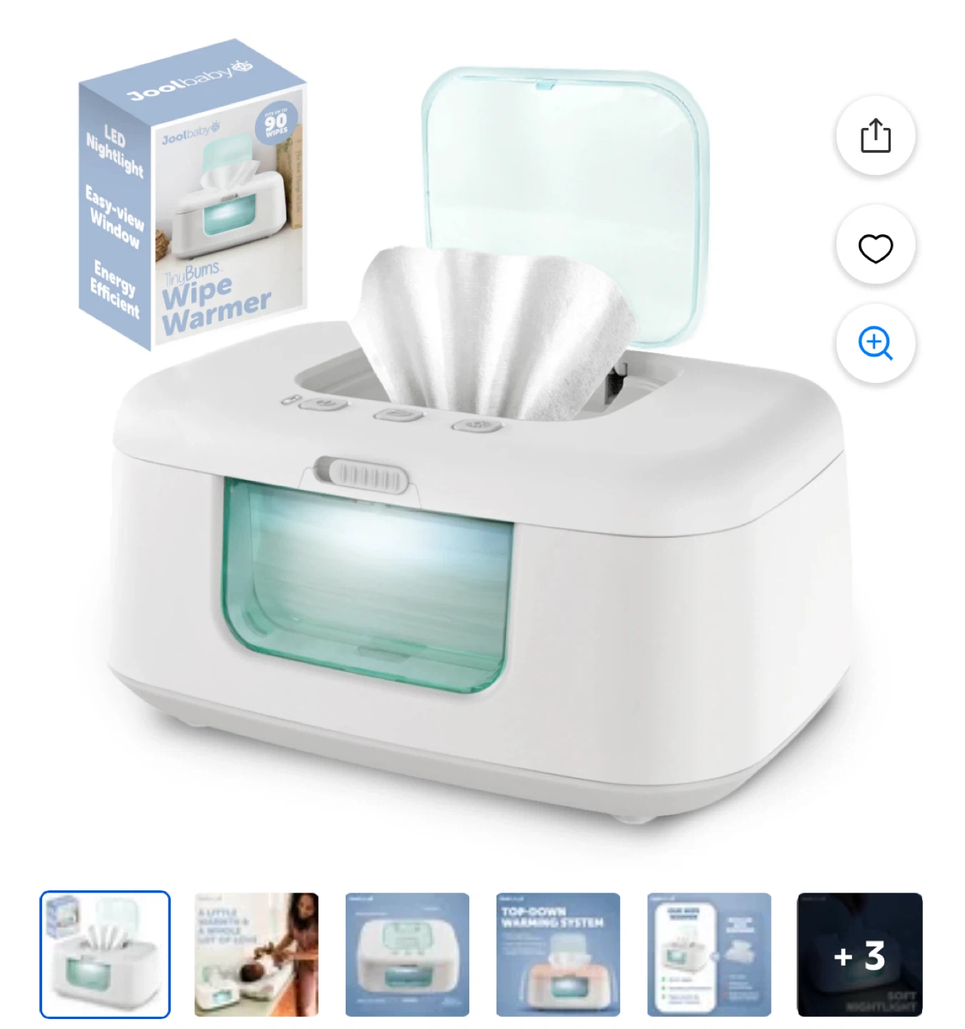 Jool Baby wipes warmer