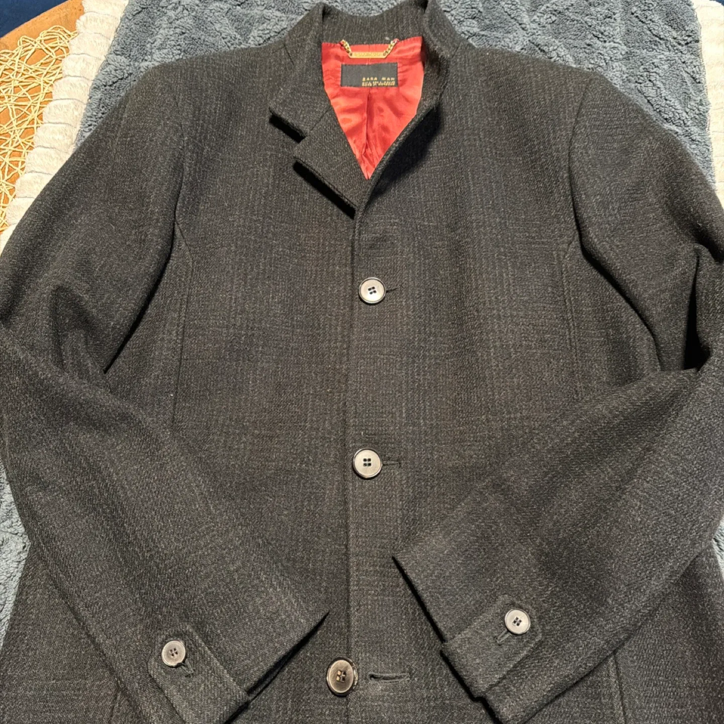 Zara Man Wool Blend Blazer - Size L image indicator(5)