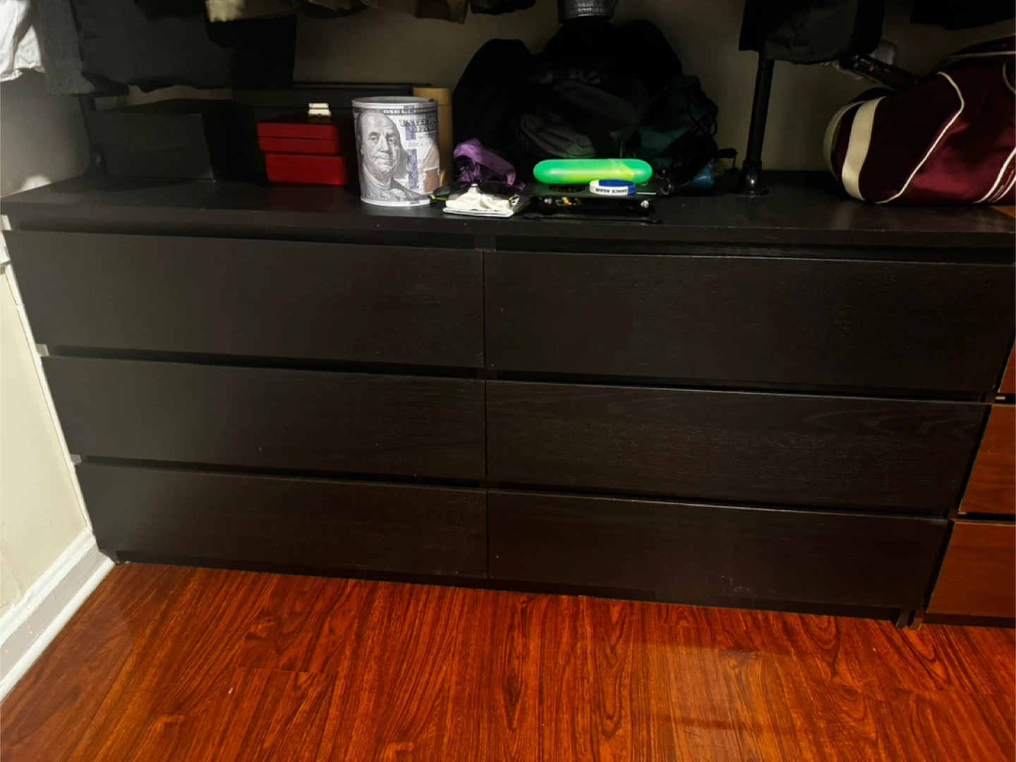 ikea malm black brown 6 drawer dresser MALM Chest Of 6 Drawers