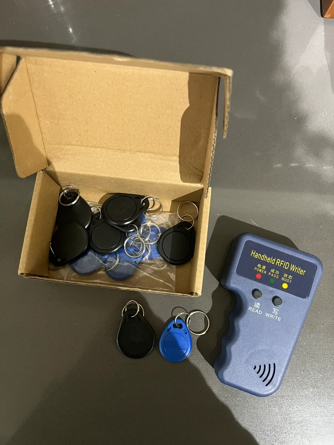 Handheld Key fob Copier (RFID Writer) with Key Fobs