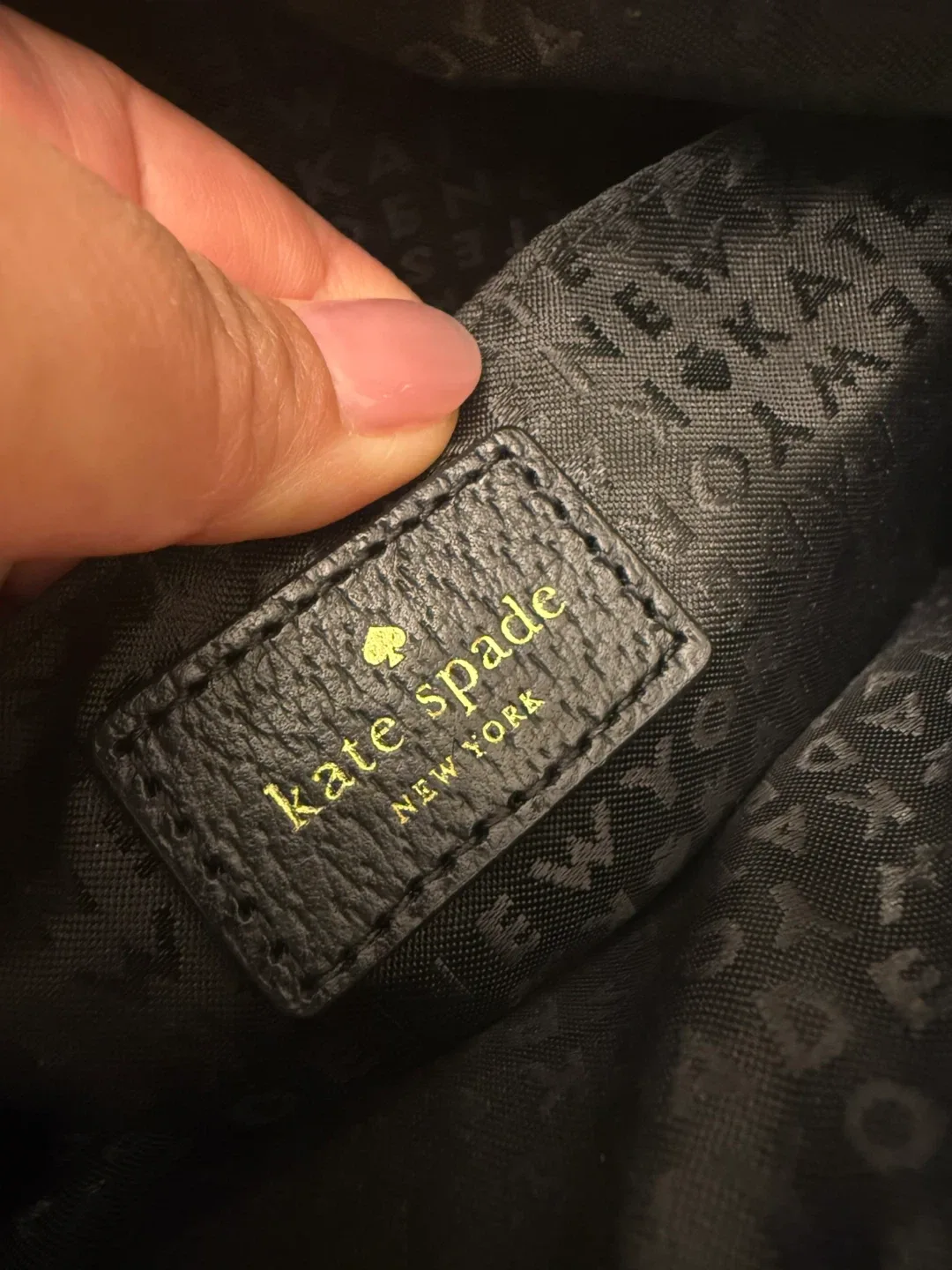 Kate Spade Black & White Crossbody Bag image indicator(3)