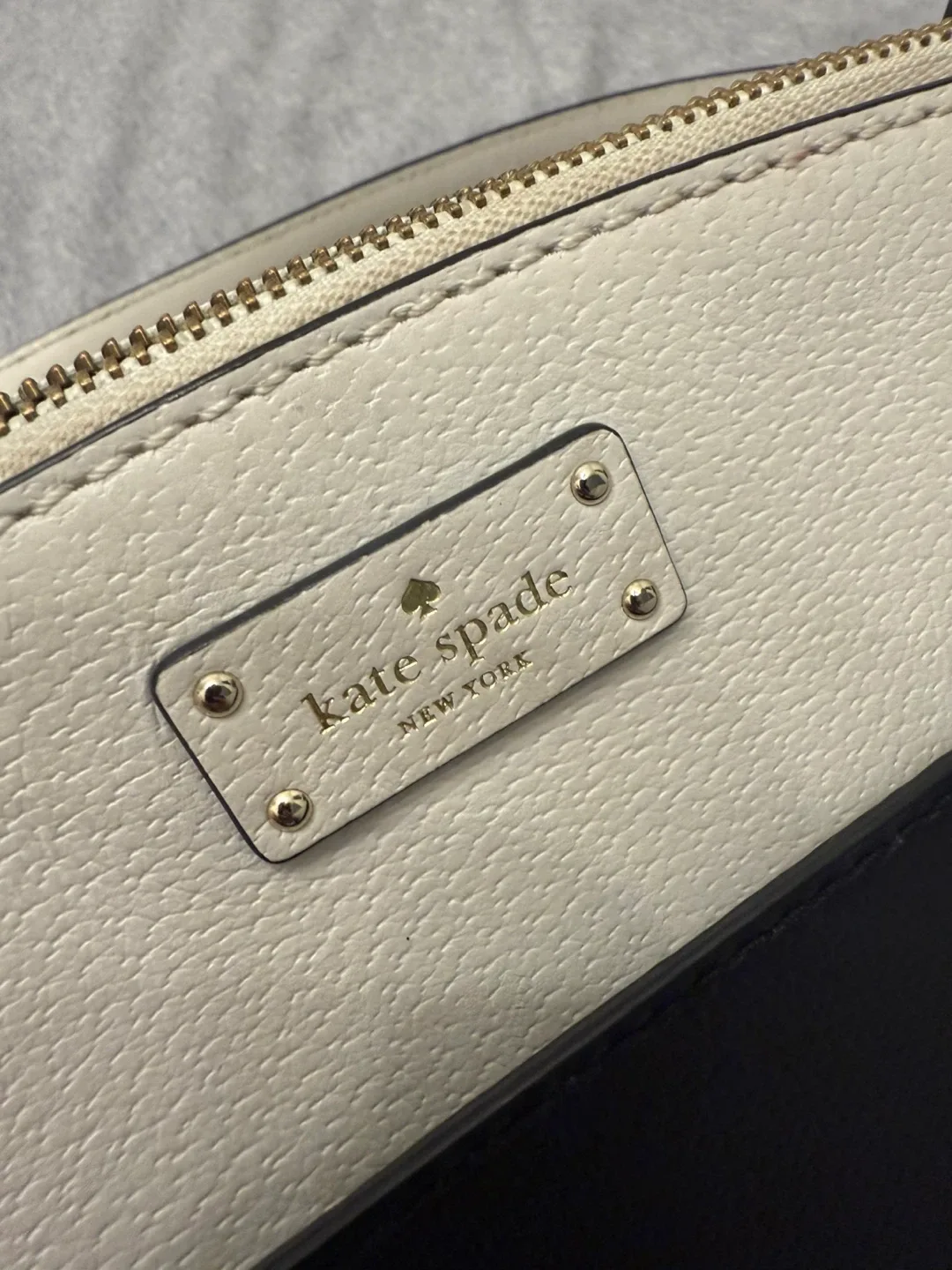 Kate Spade Black & White Crossbody Bag image indicator(4)