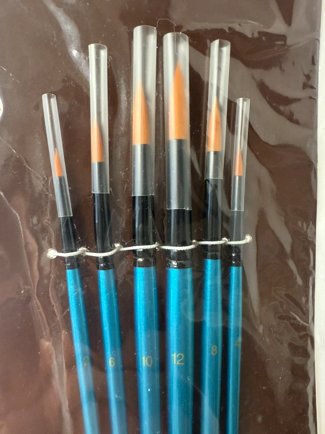 Round synthetic brushes - set of 6 - photo 2