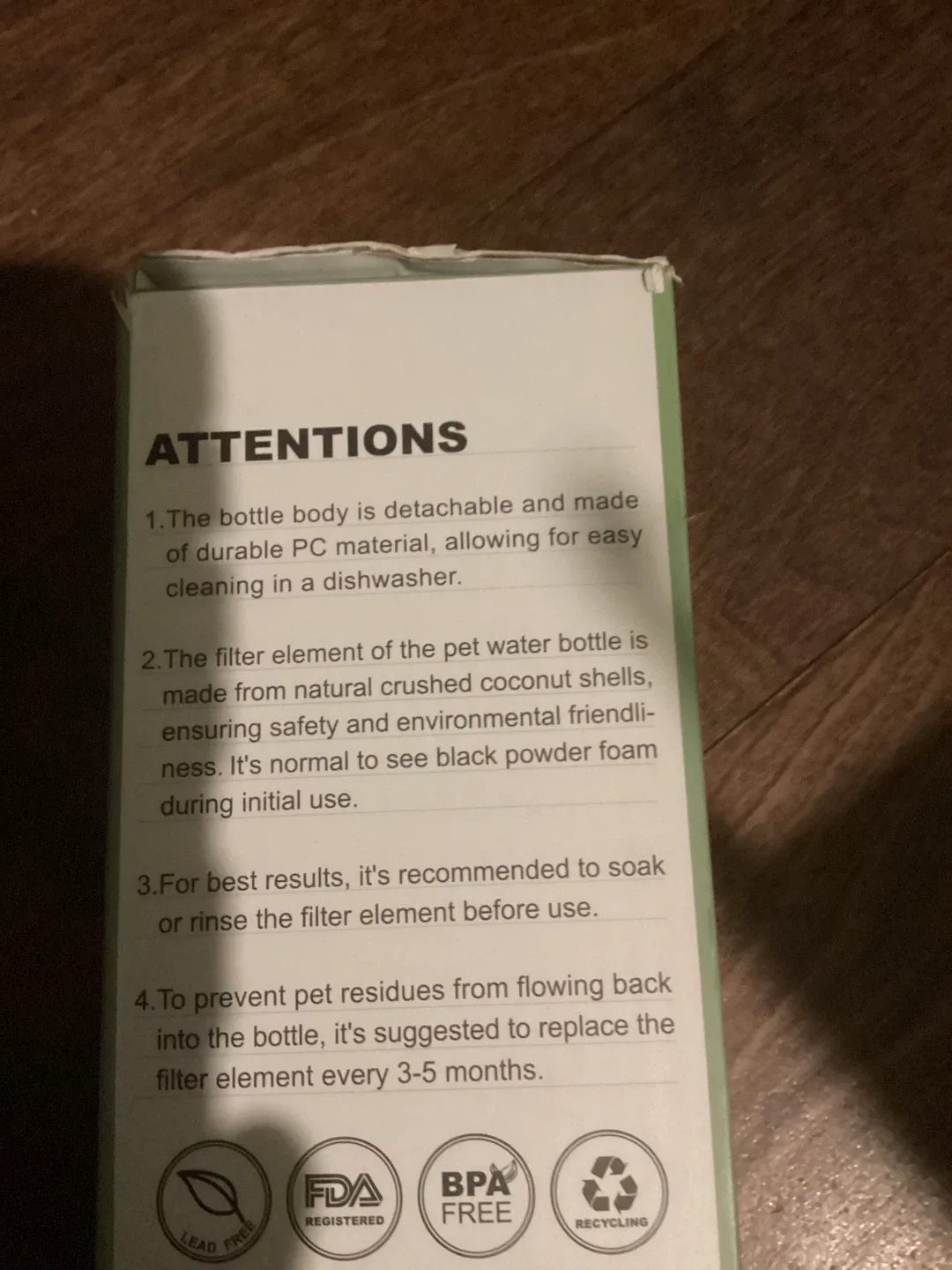 New 3 in 1 Pet Water Bottle 600ml image indicator(4)