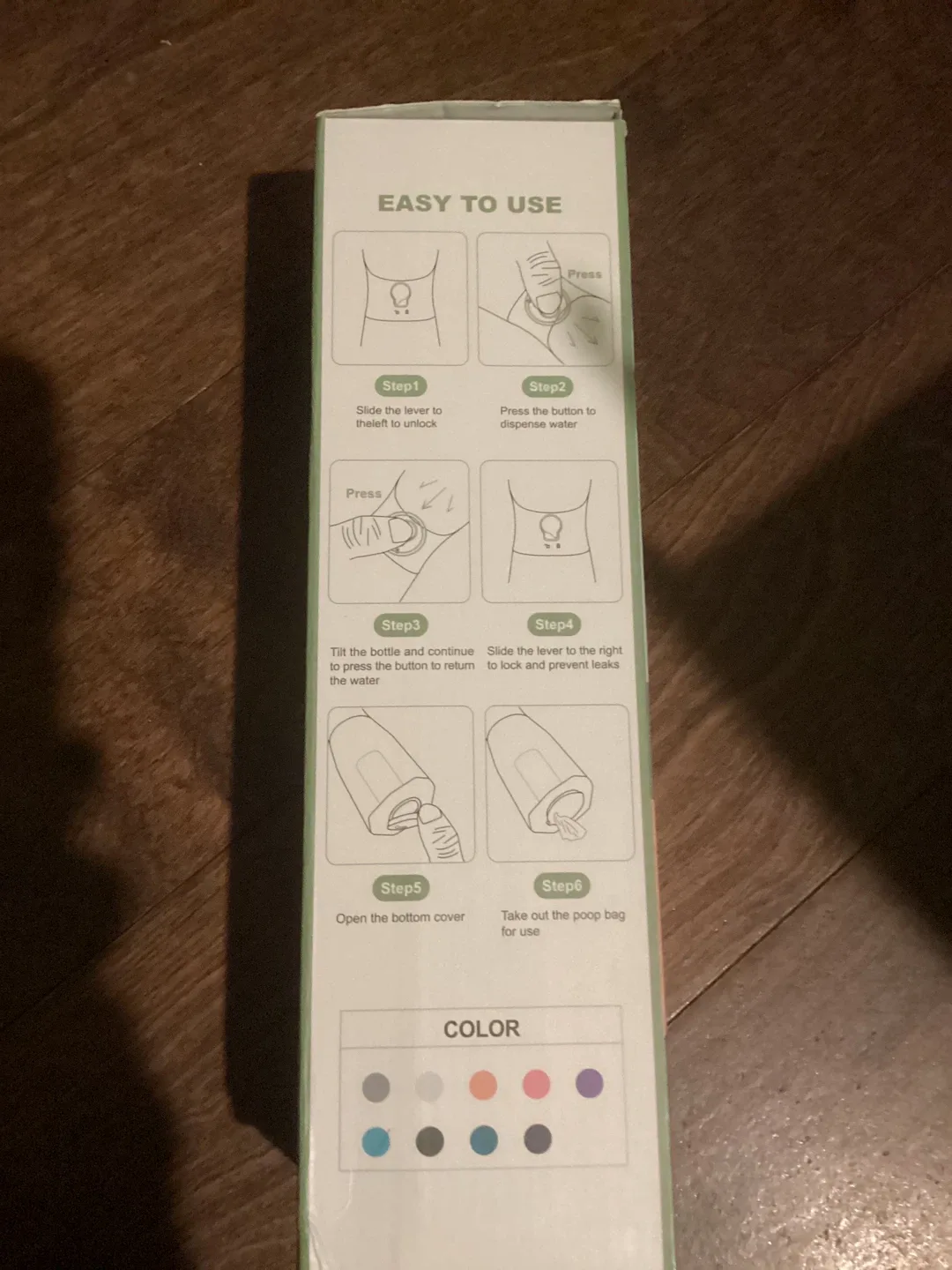 New 3 in 1 Pet Water Bottle 600ml image indicator(2)