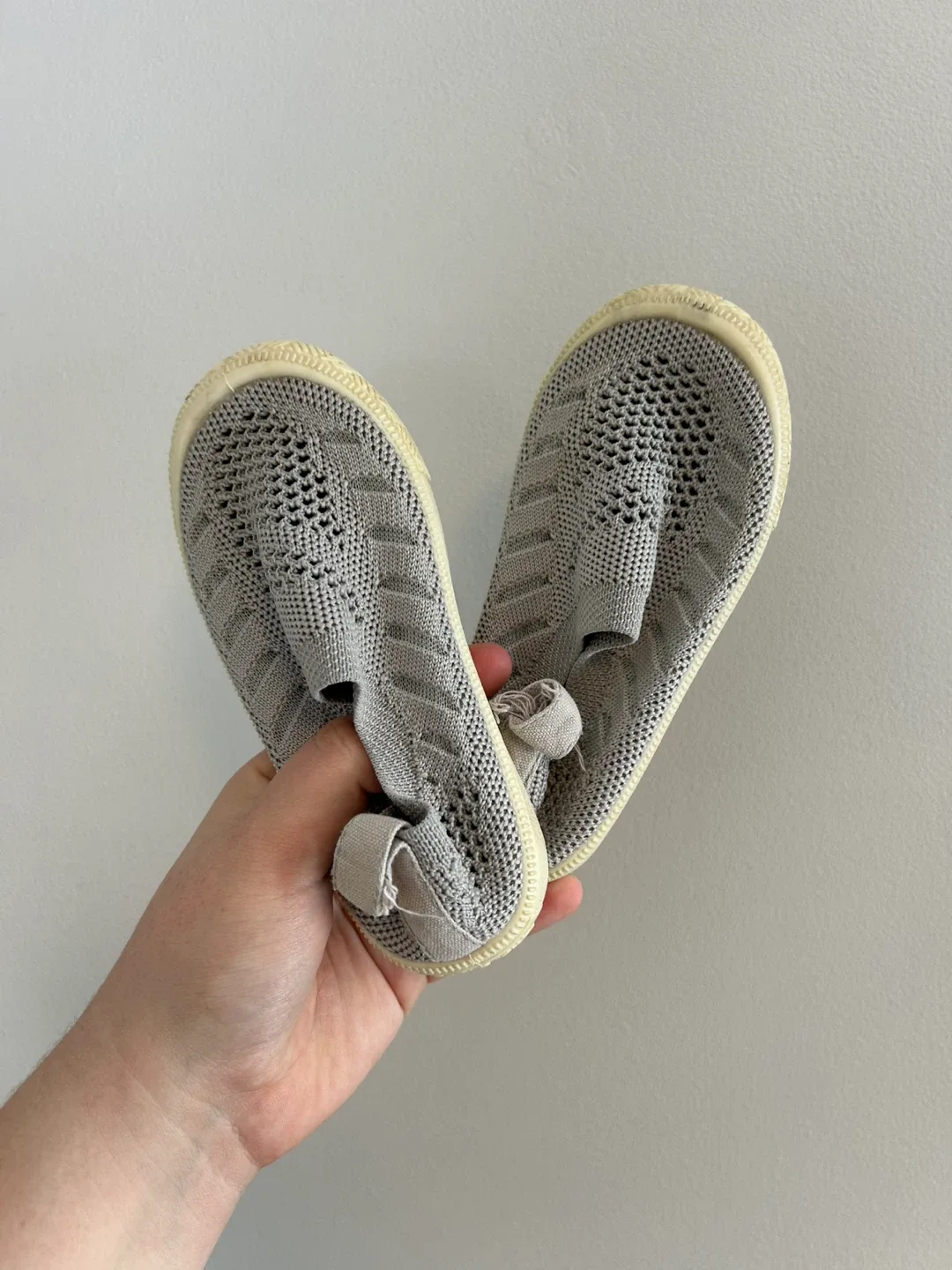 Jan & Jul Kids Grey Shoes - Size 8