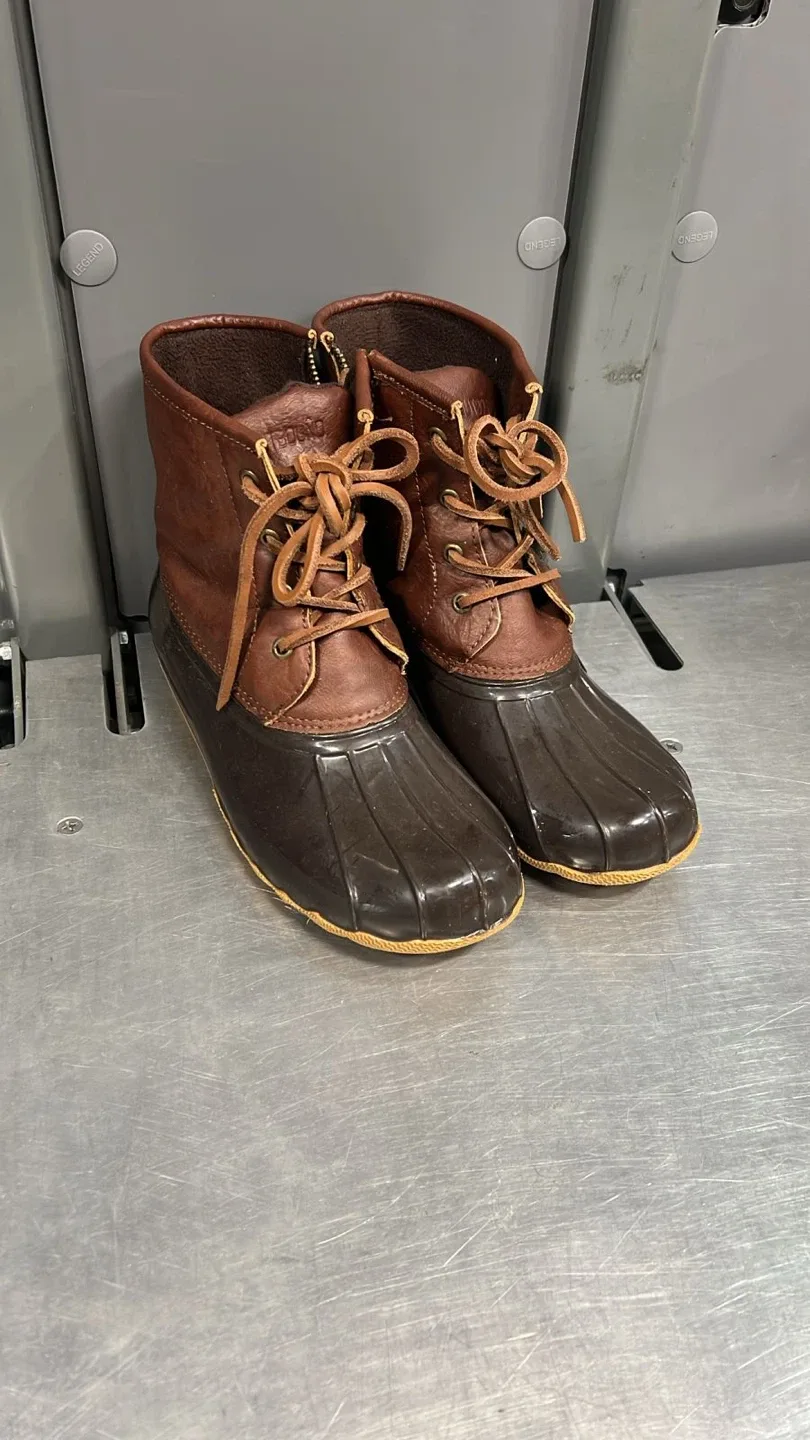 Outbound Brown Leather Duck Boots
