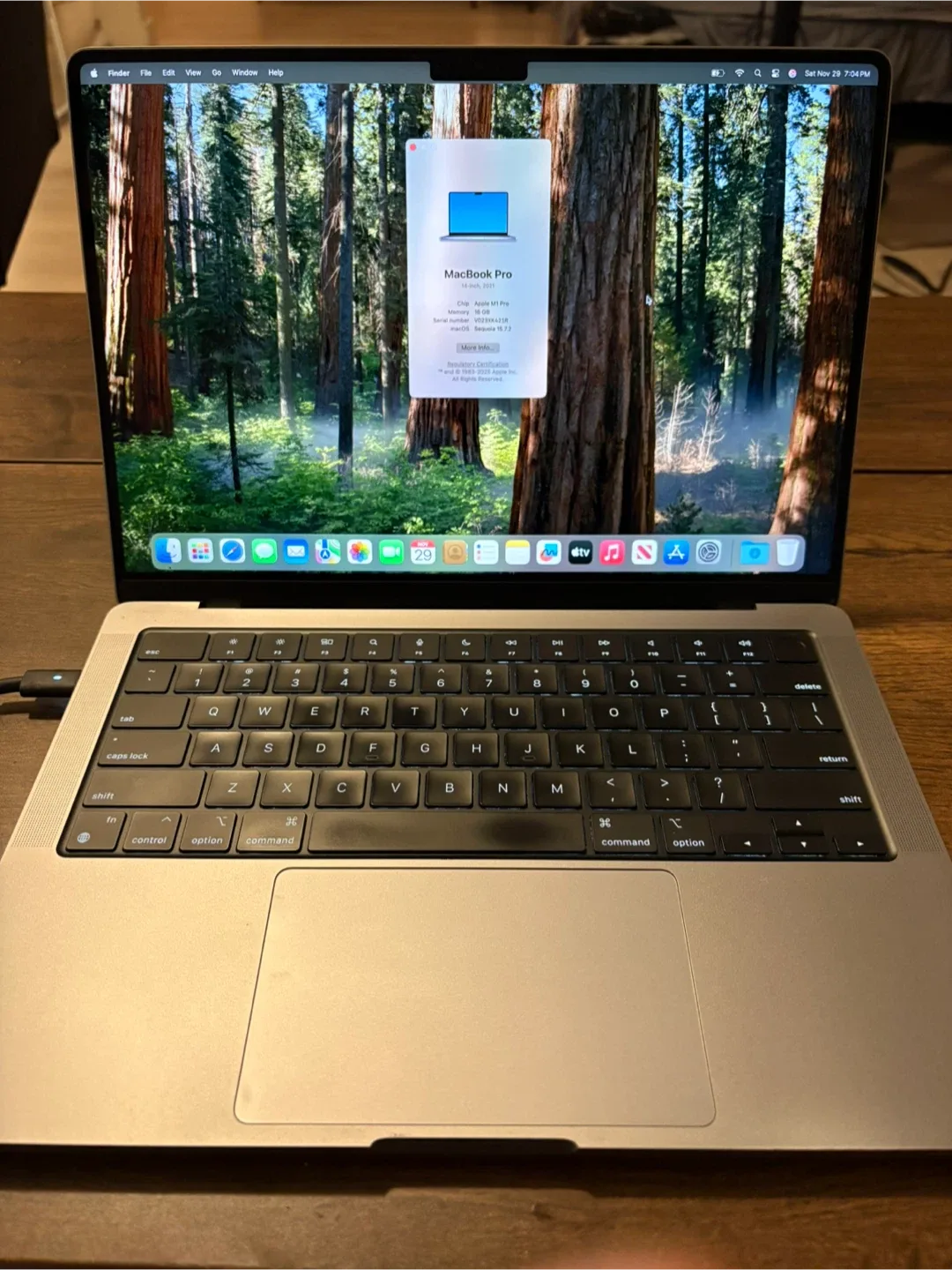 MacBook Pro, 2021, M1, 16GB RAM, 500GB SSD