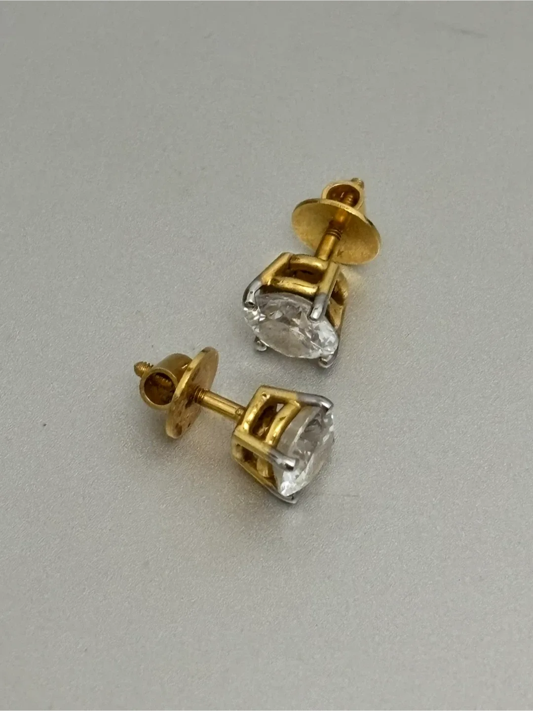 Classic Solitaire Stud Earrings | Fine jewelry