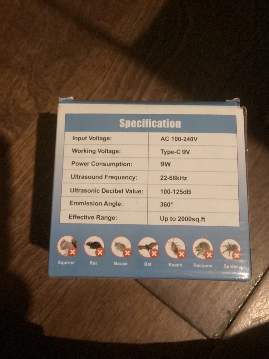 Ultrasonic Rodent Repellent image indicator(3)