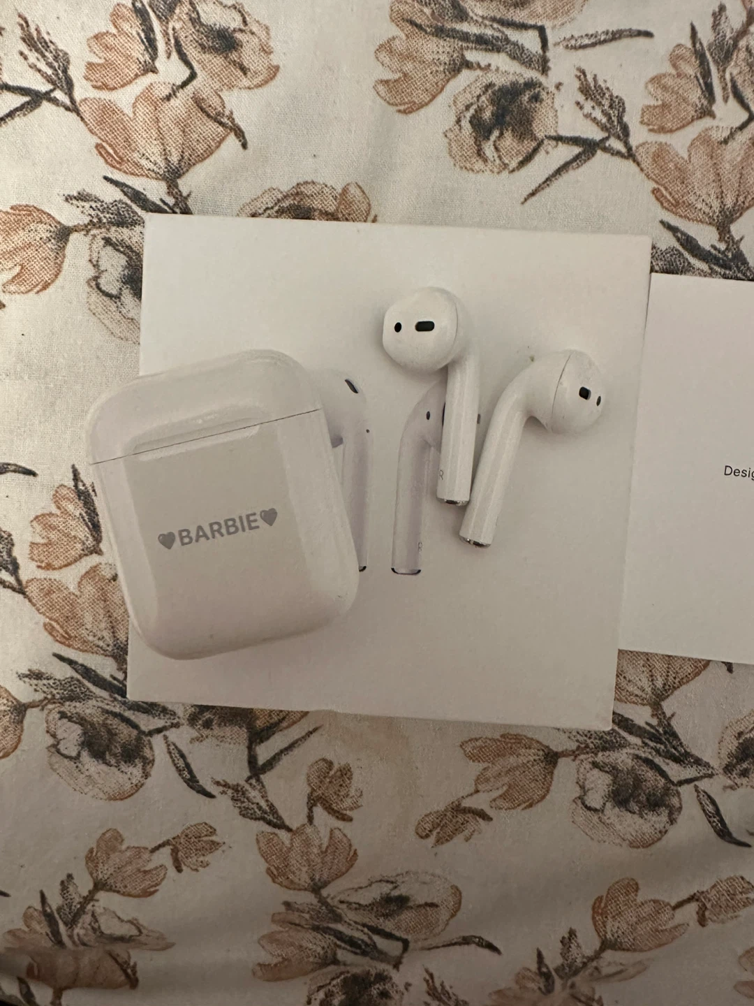 Apple AirPods 2nd Gen with Barbie Case - photo 2