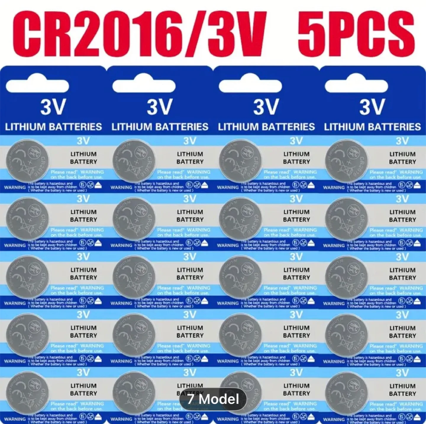 1pcs Car Key CR2016 Button Batteries