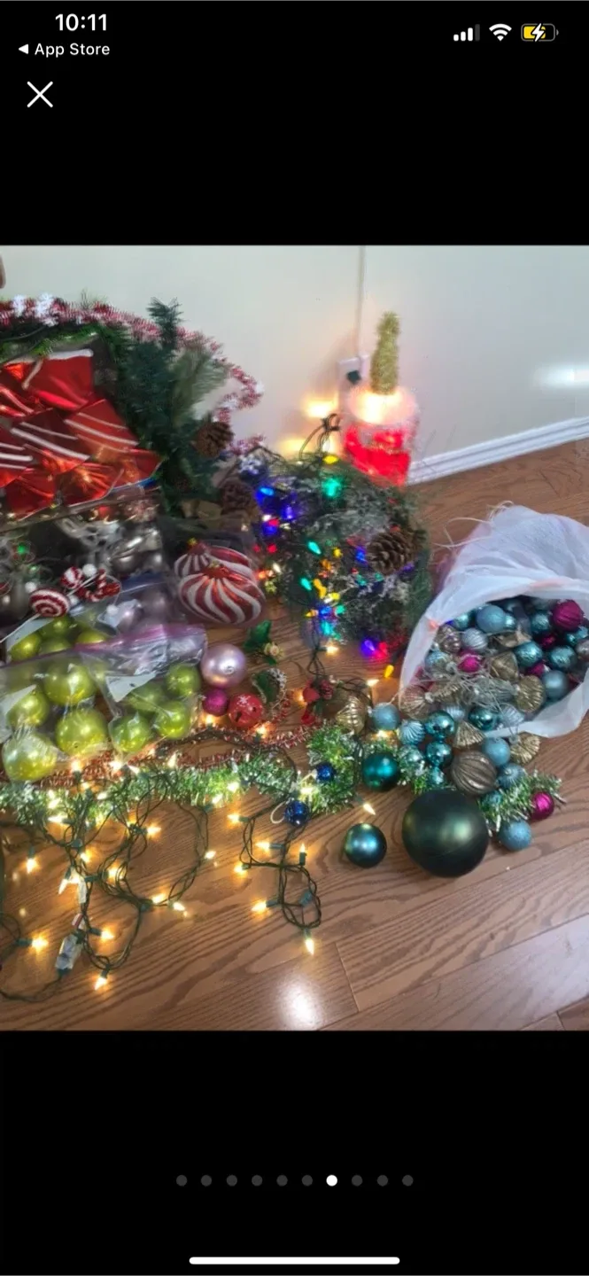 Lots of Christmas Decorations Set image indicator(7)