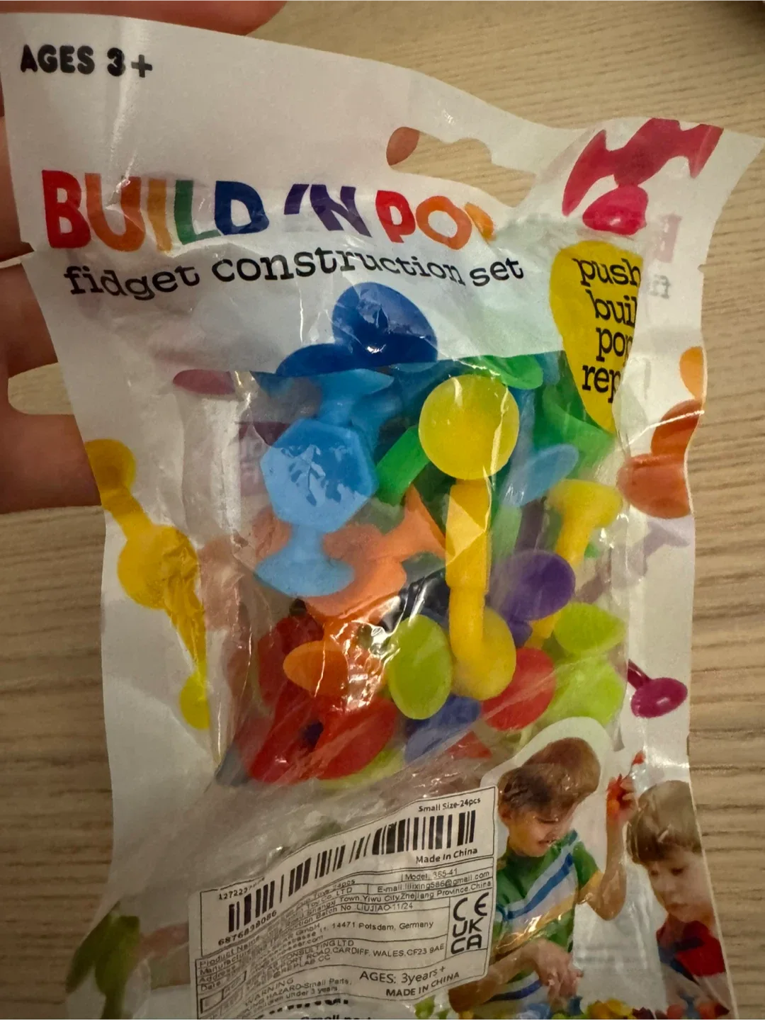 Build 'N Pop Fidget Construction Set