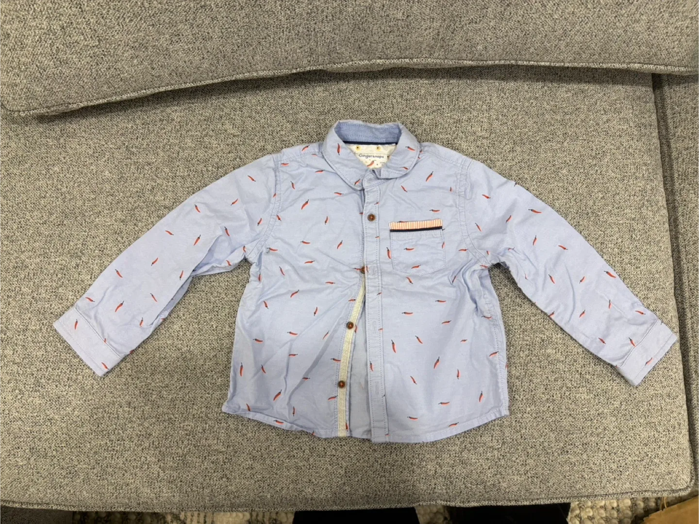 Gingersnaps Button Down Shirts - age 2-3