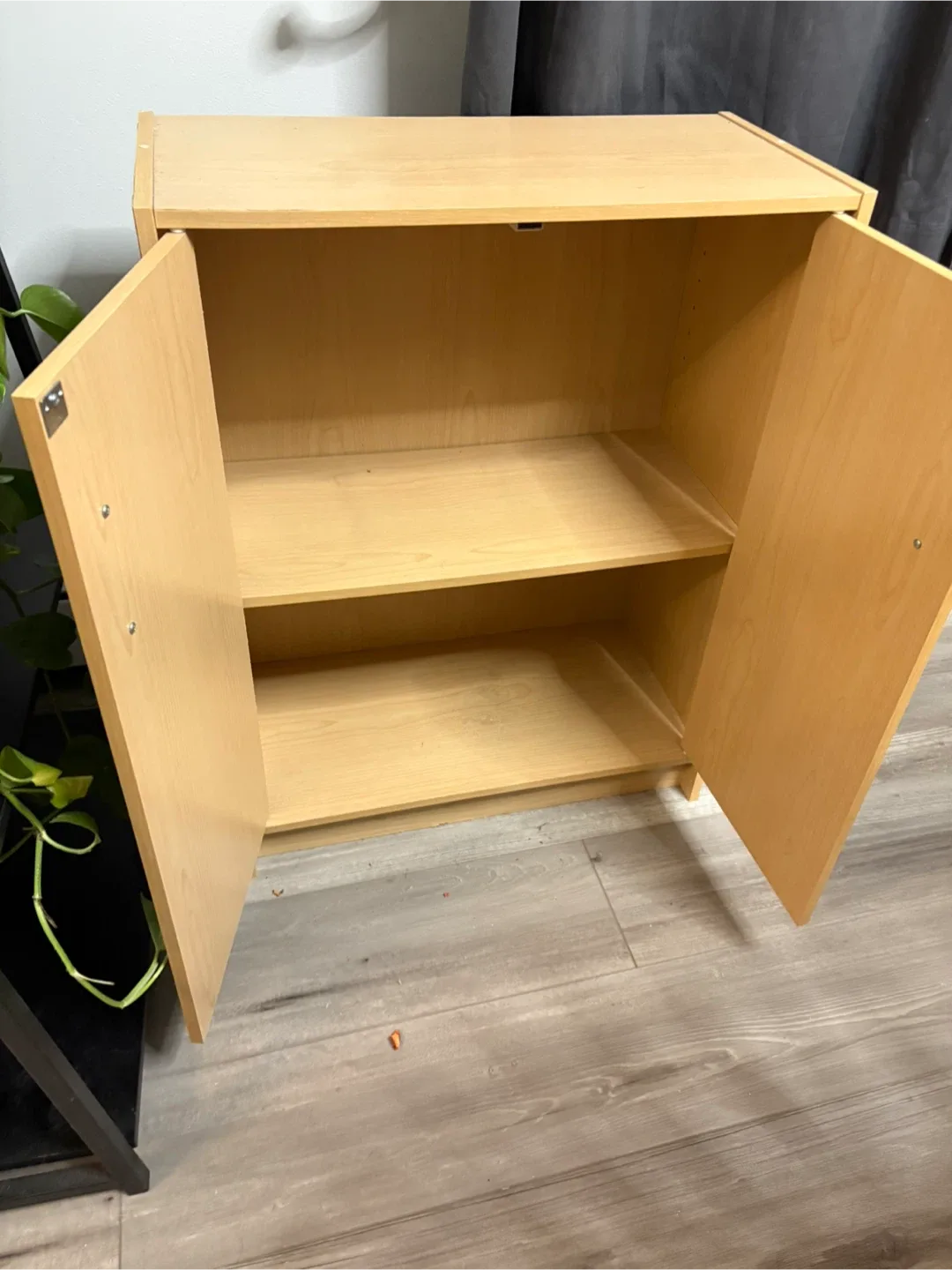 Small Wooden Cabinet with Doors image indicator(2)