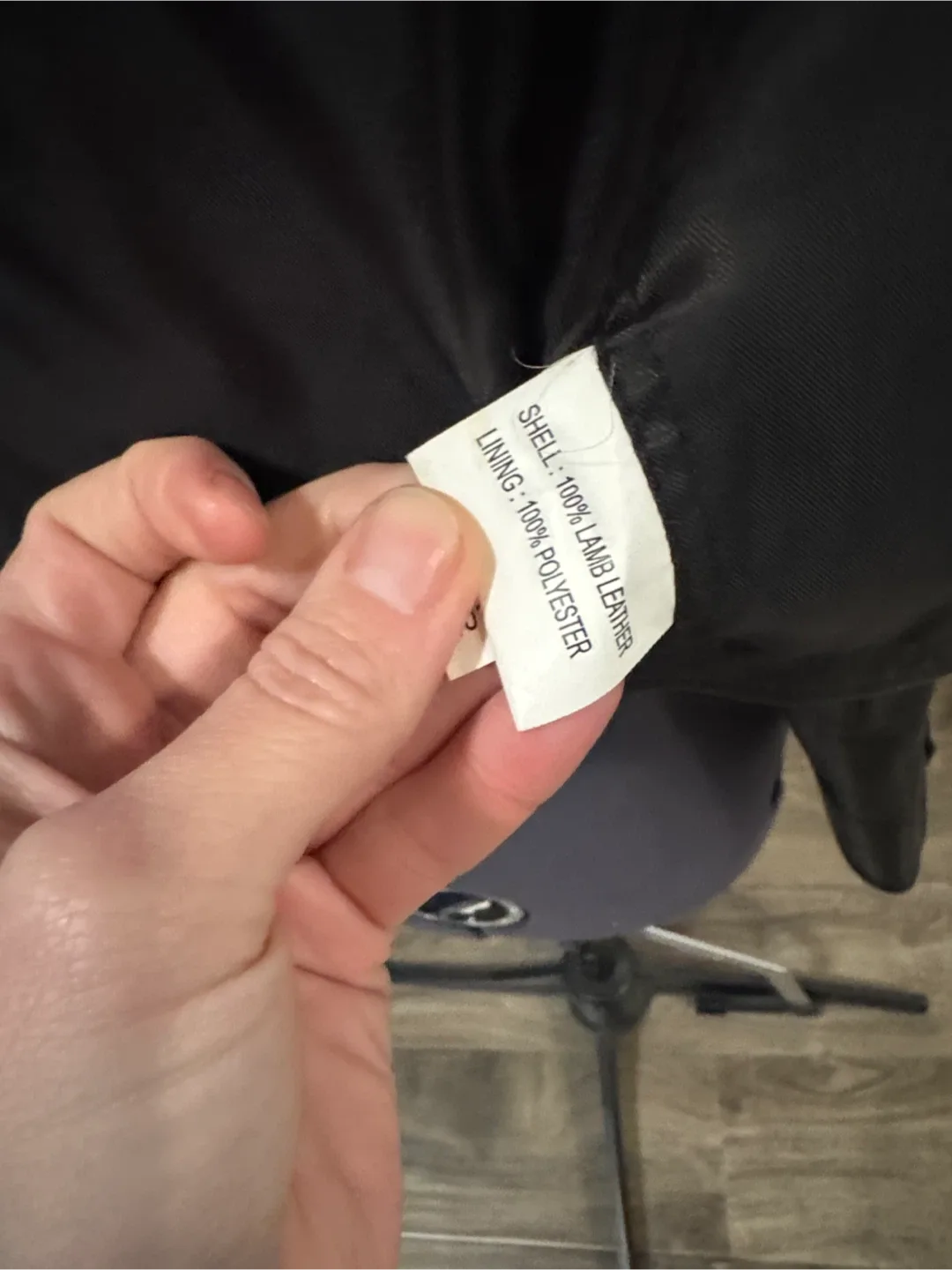 Black lambskin Leather quilted Moto Jacket - fits like xs image indicator(10)