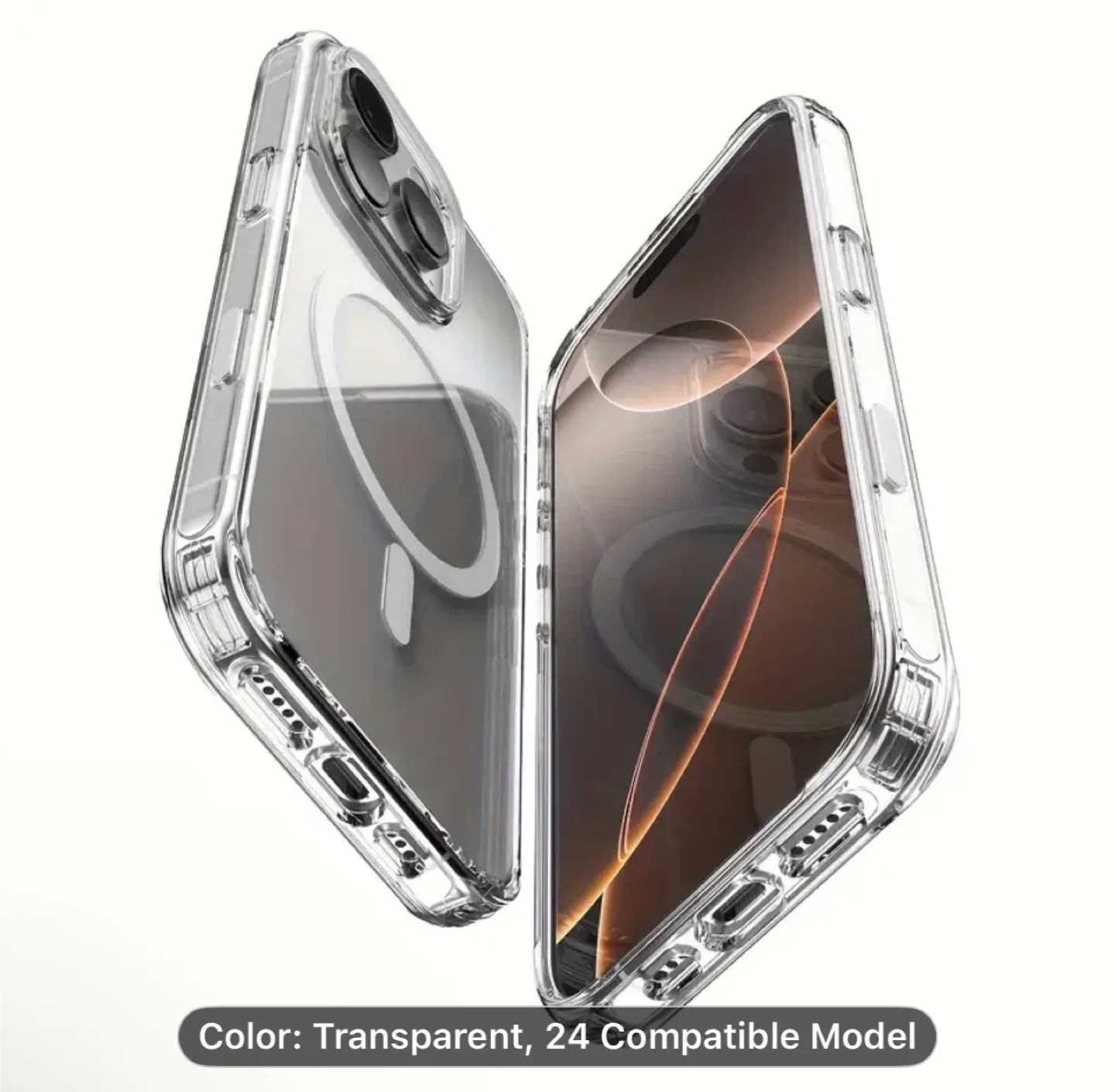 A Slim And Shockproof Transparent Case image indicator(6)