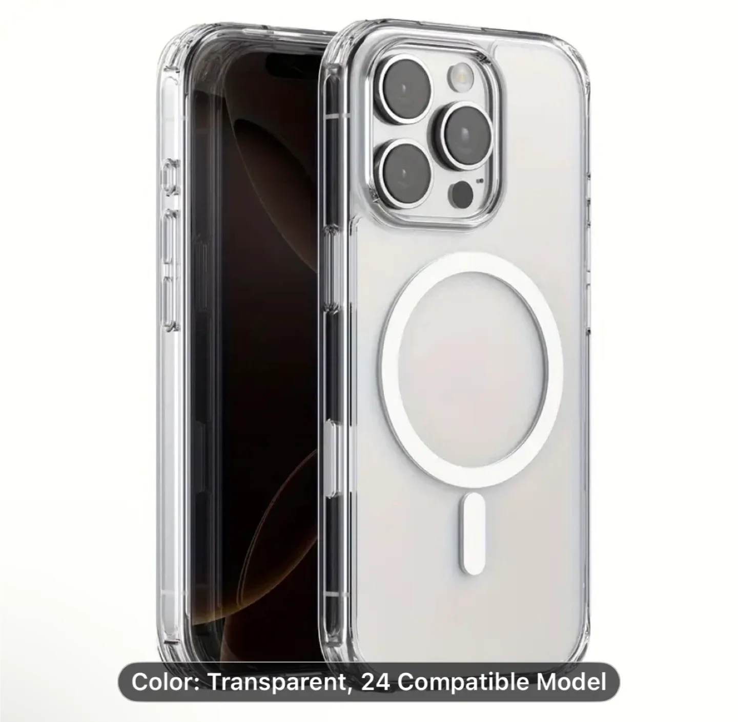 A Slim And Shockproof Transparent Case image indicator(4)