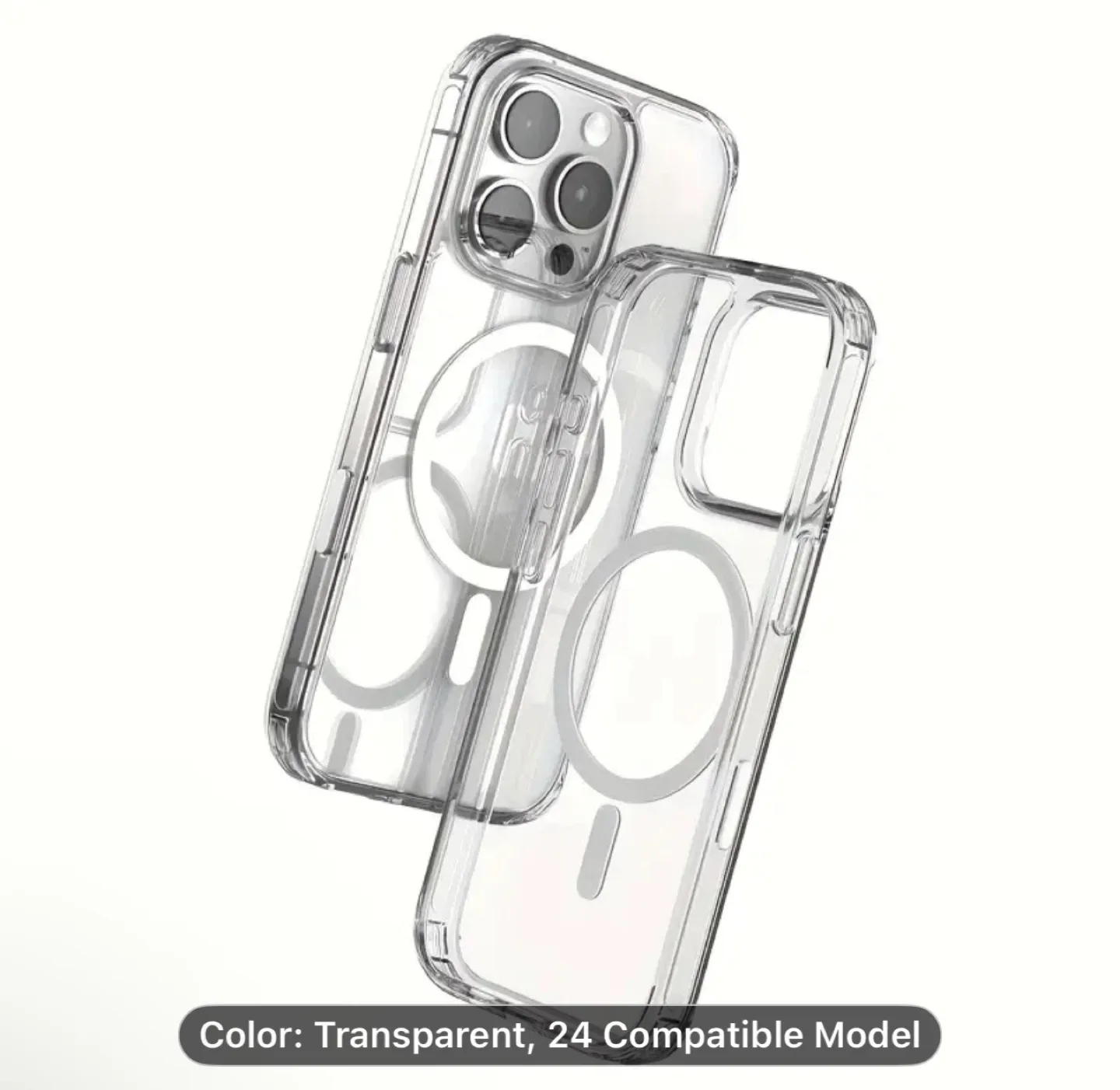 A Slim And Shockproof Transparent Case image indicator(3)