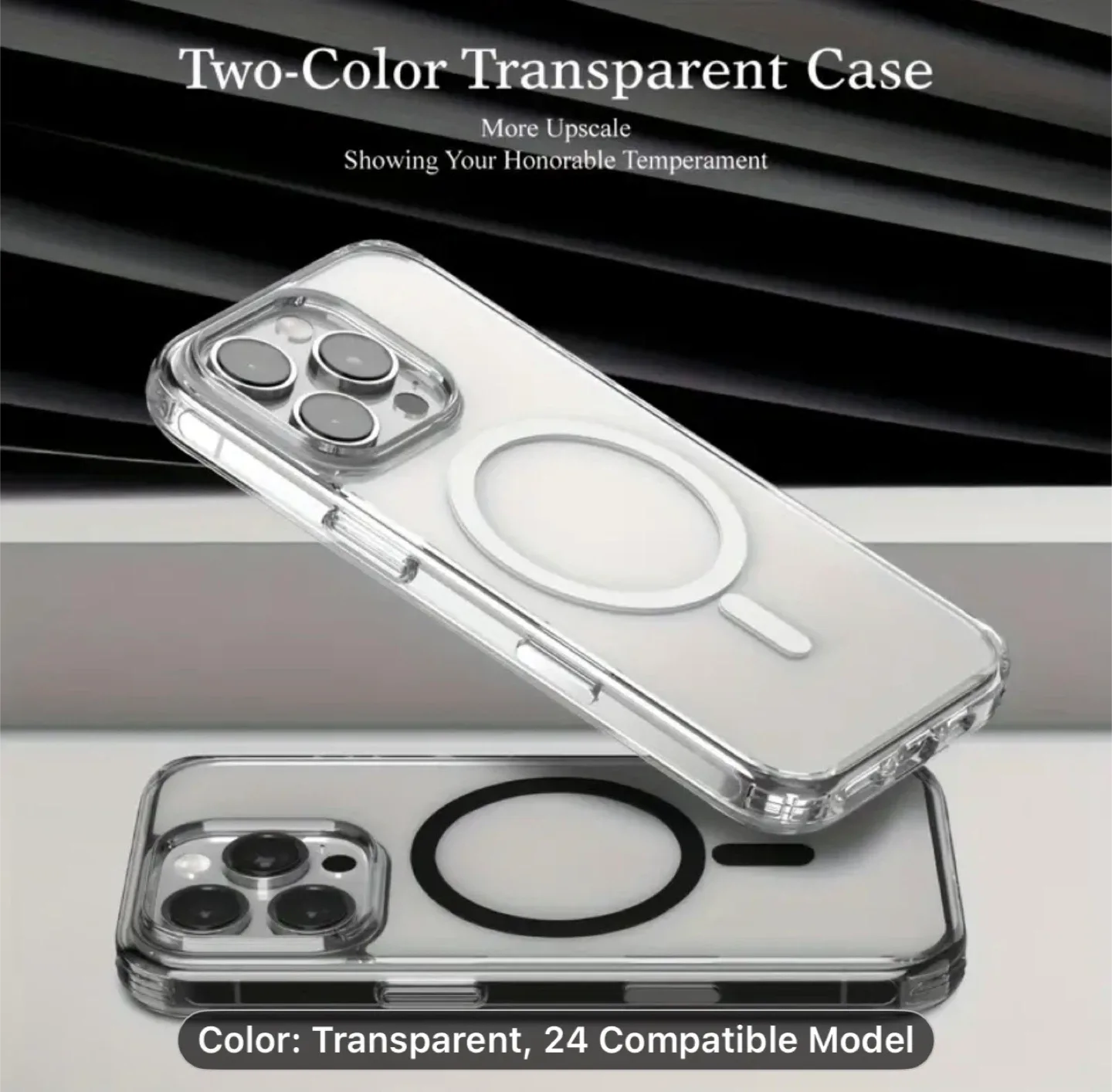 A Slim And Shockproof Transparent Case