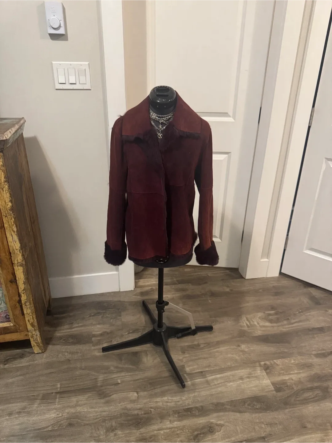 DOLCE & GABBANA FW 2000 SHEARLING RABBIT FUR REVERSIBLE coat