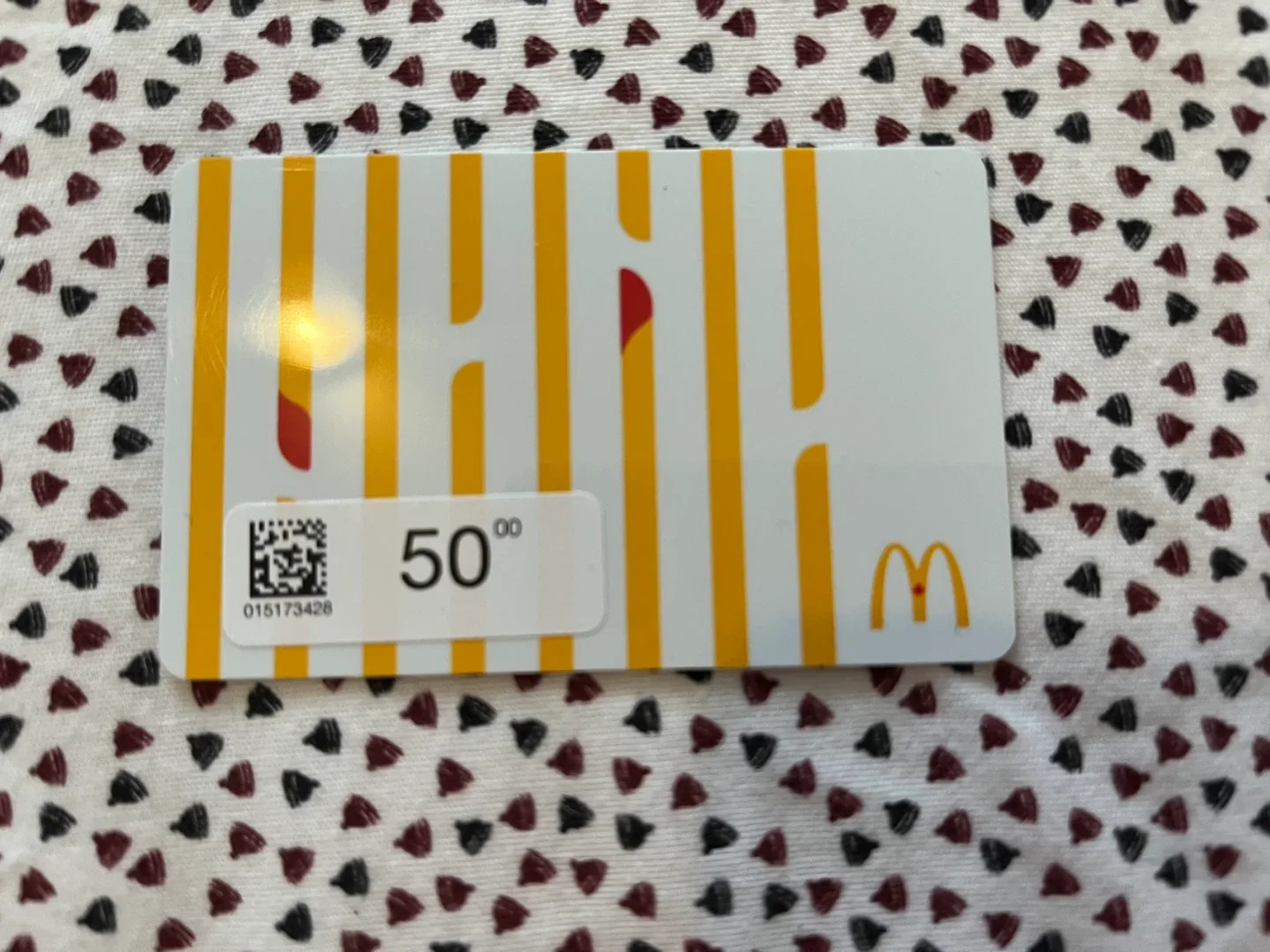 50$ MCDONALD’S GIFT CARD