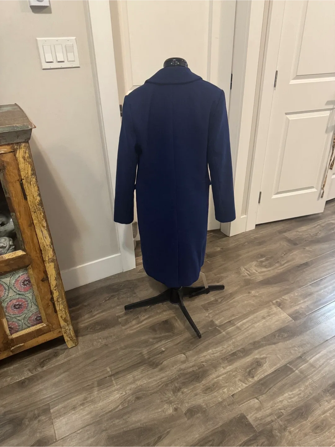 Banana Republic blue “db state” Coat - sz xs NWT image indicator(4)