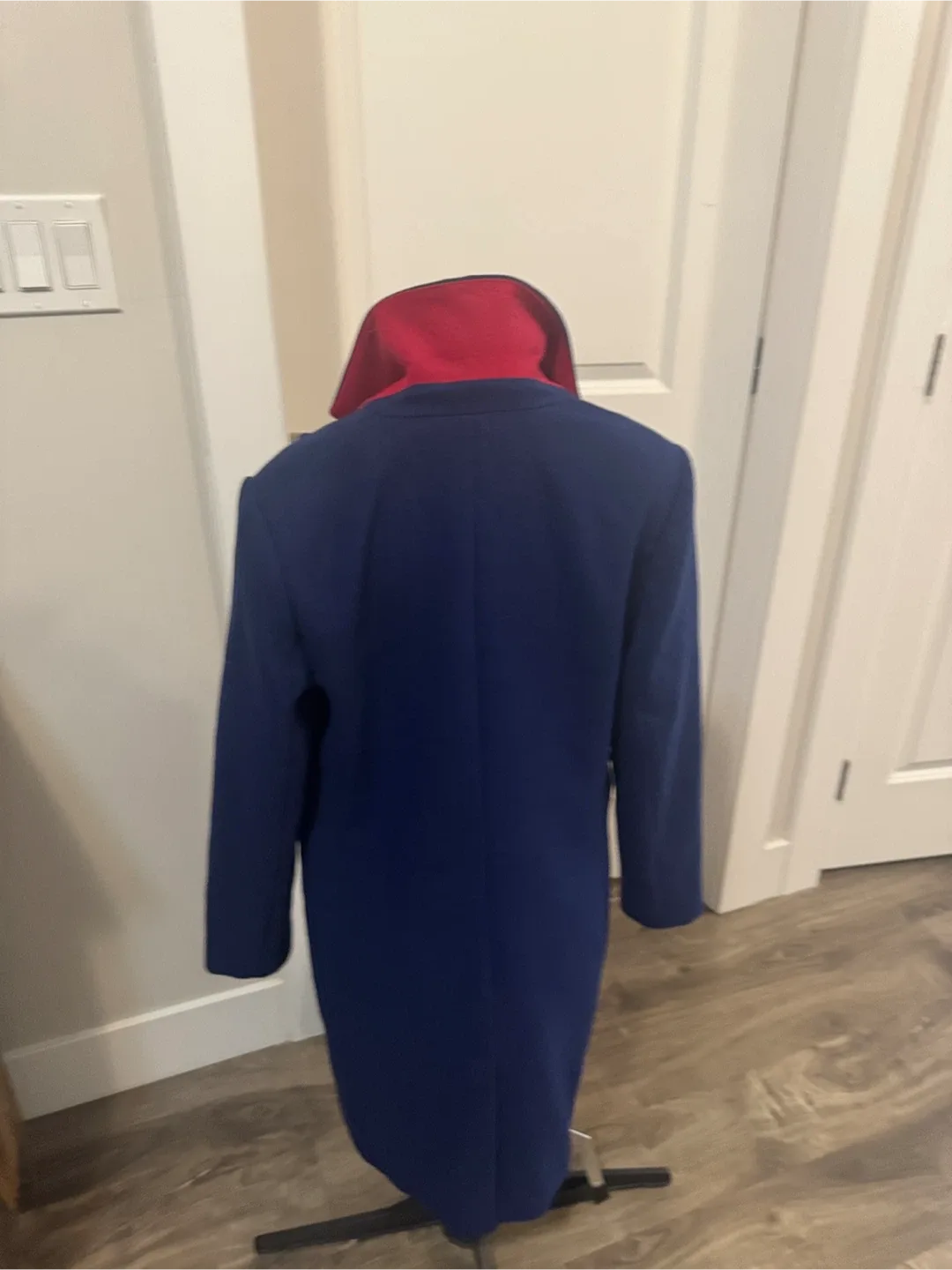 Banana Republic blue “db state” Coat - sz xs NWT image indicator(5)