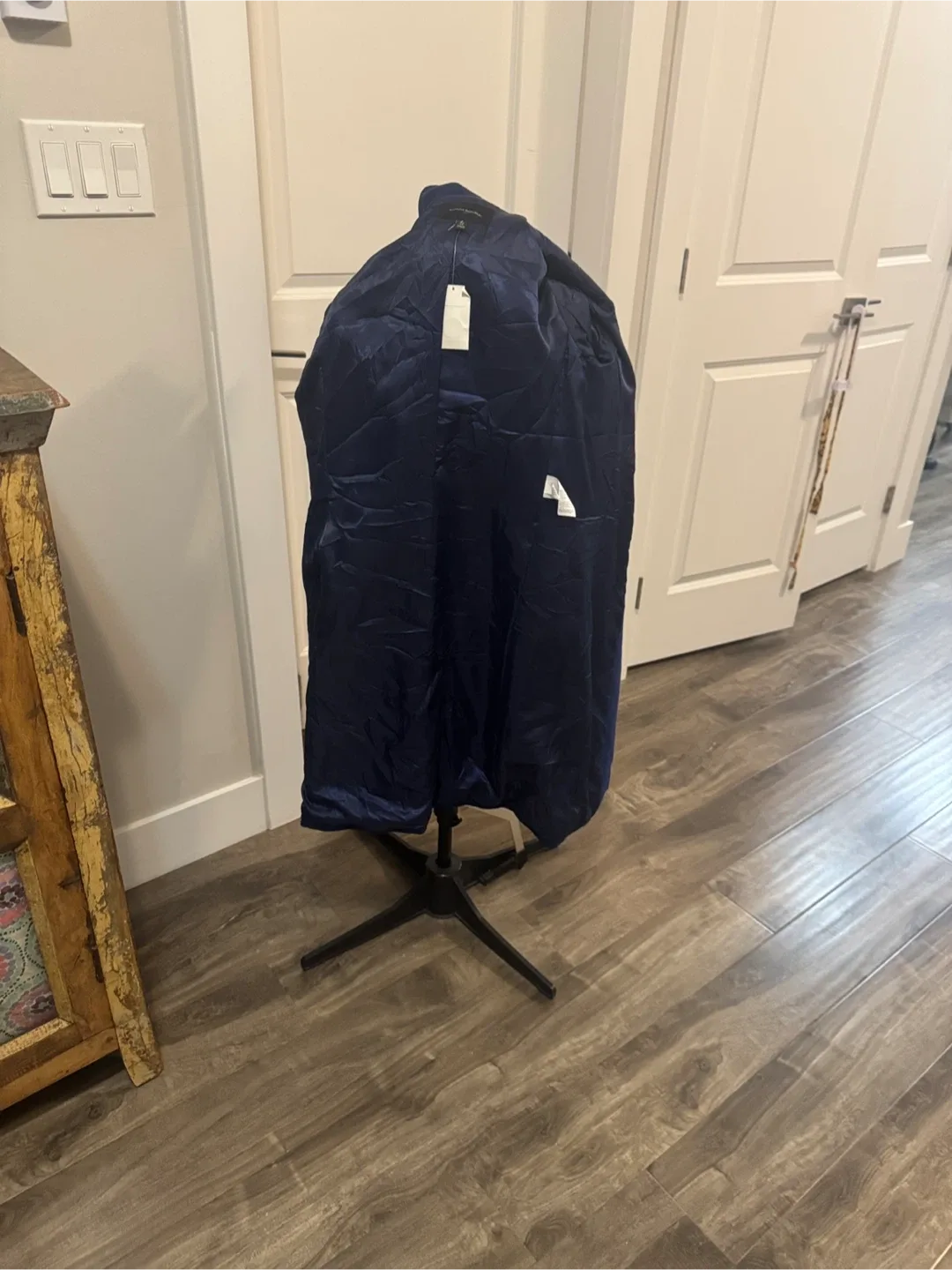 Banana Republic blue “db state” Coat - sz xs NWT image indicator(6)