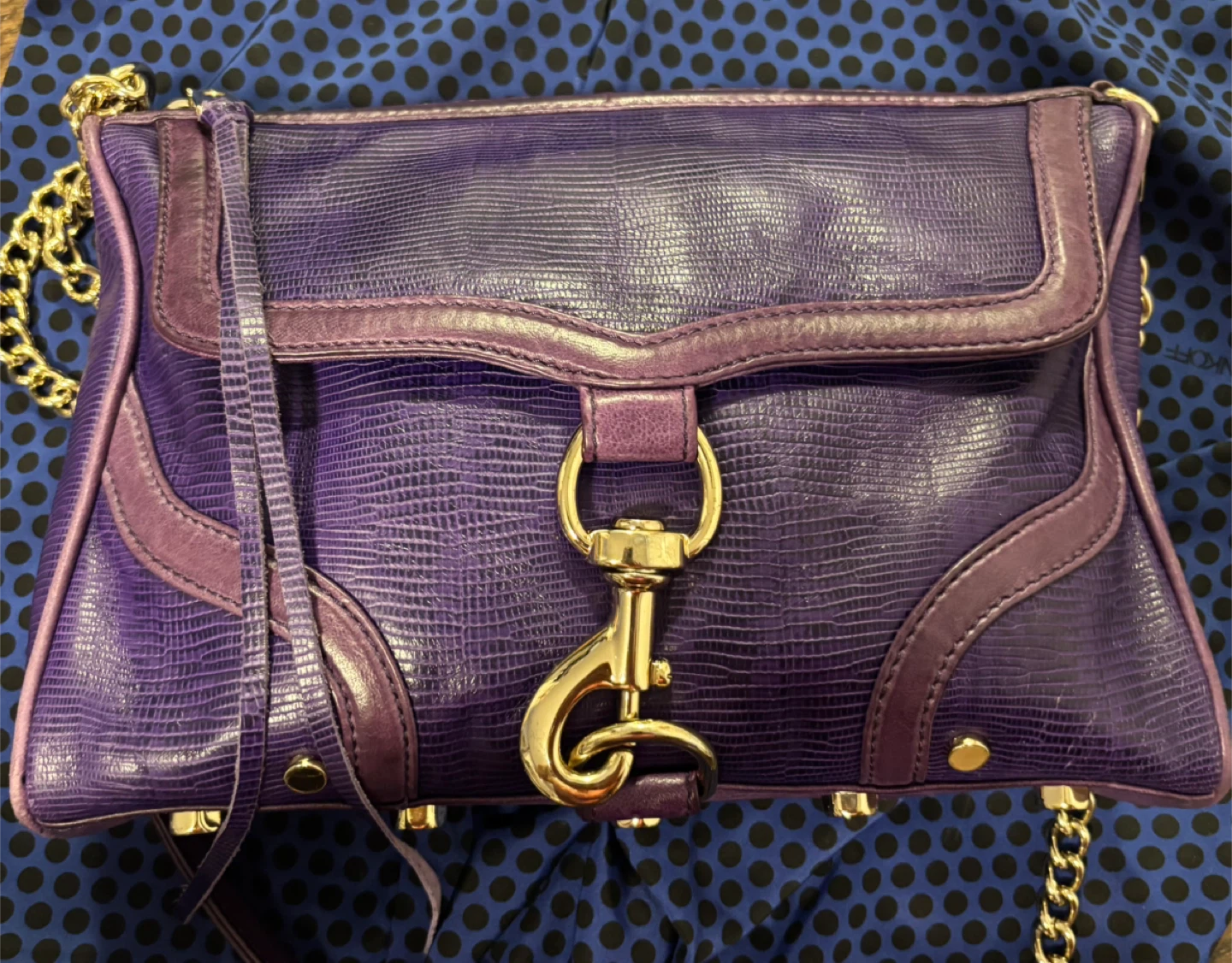 Rebecca Minkoff Purple Crossbody Bag - photo 3