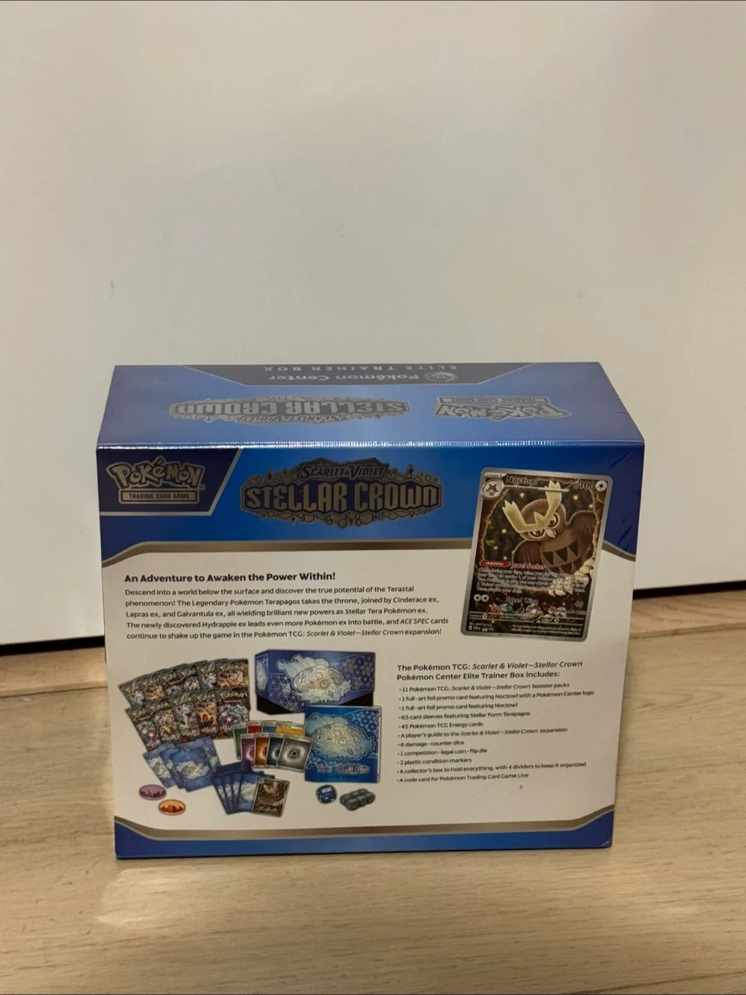 Stellar crown Pokemon center ETB elite trainer box image indicator(3)
