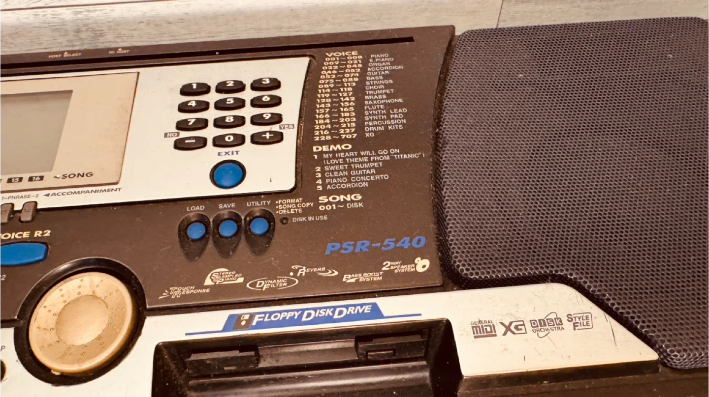 Yamaha PSR-540 Keyboard image indicator(2)