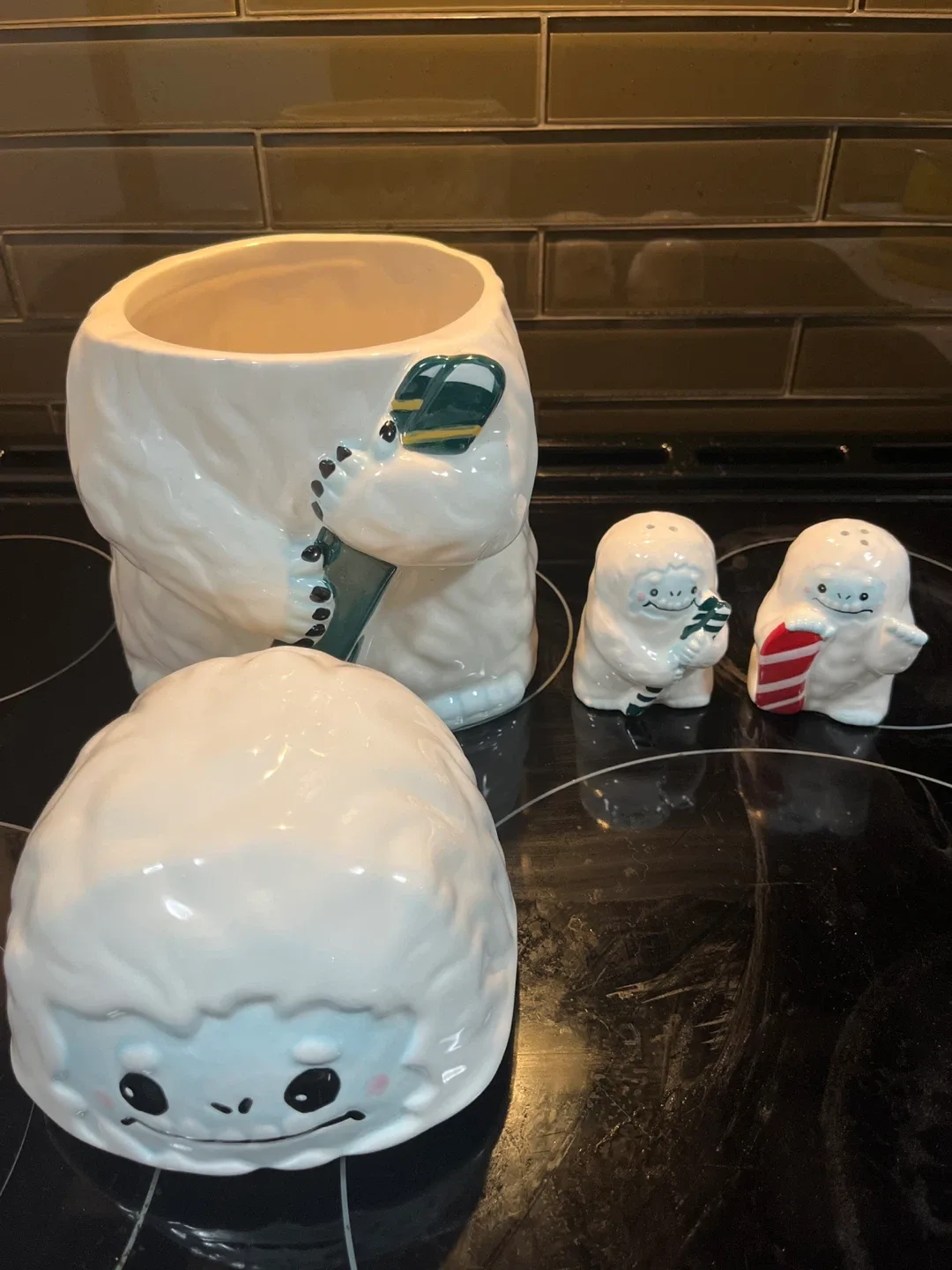 Yeti Cookie Jar with Salt & Pepper Shakers image indicator(3)