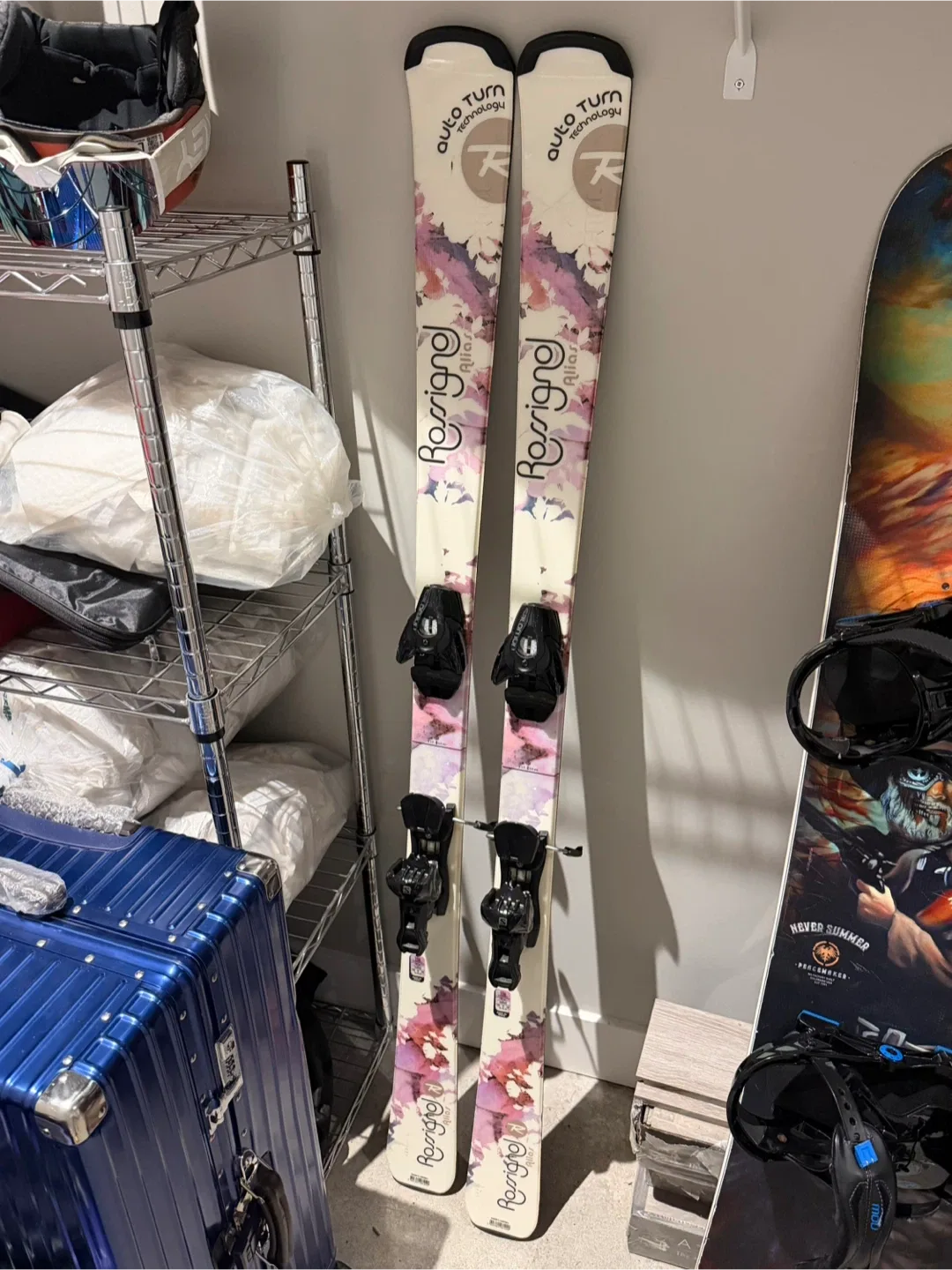Women Rossignol Skis 156cm with Boots and Poles