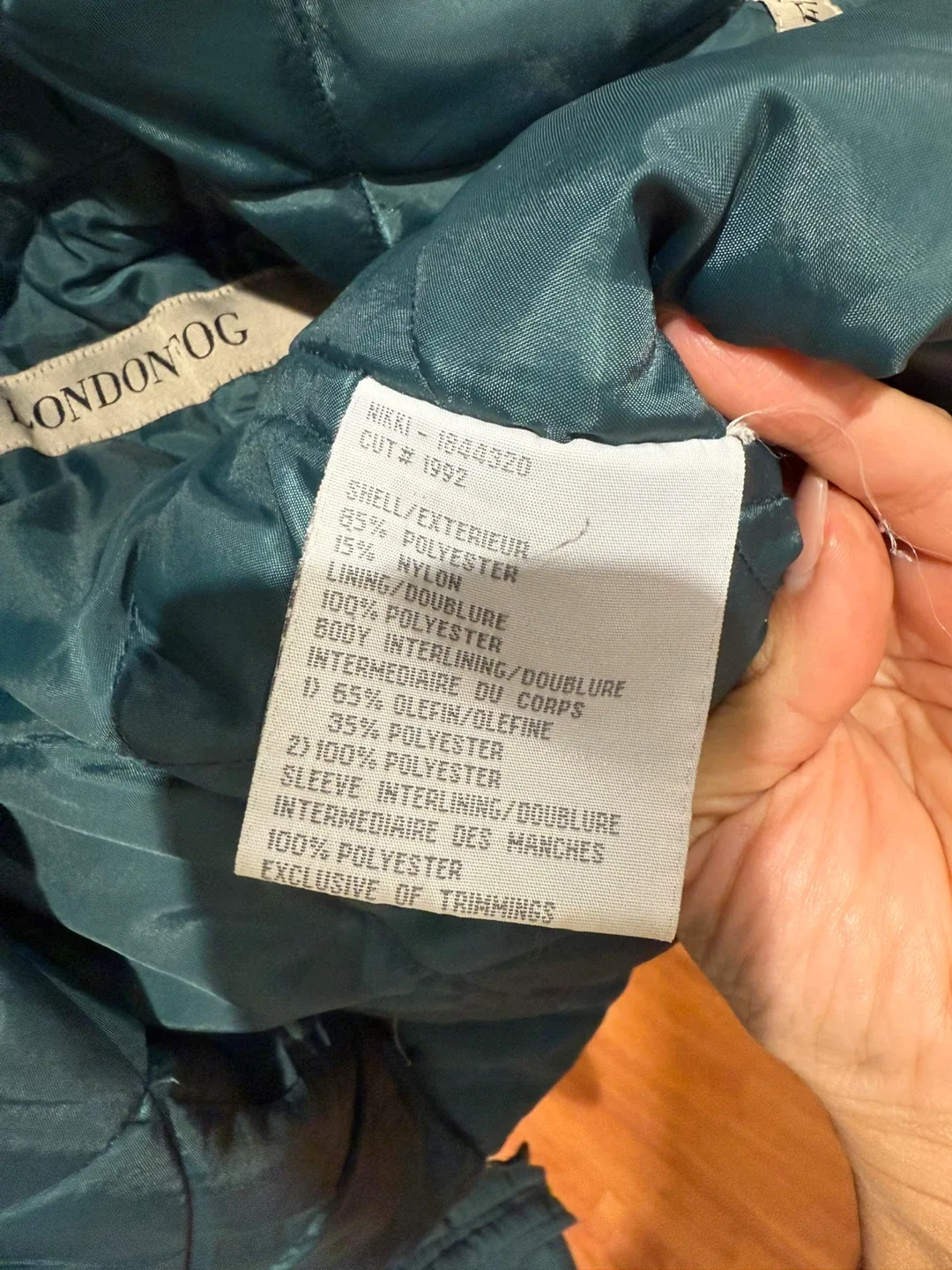 London Fog XL Green image indicator(4)