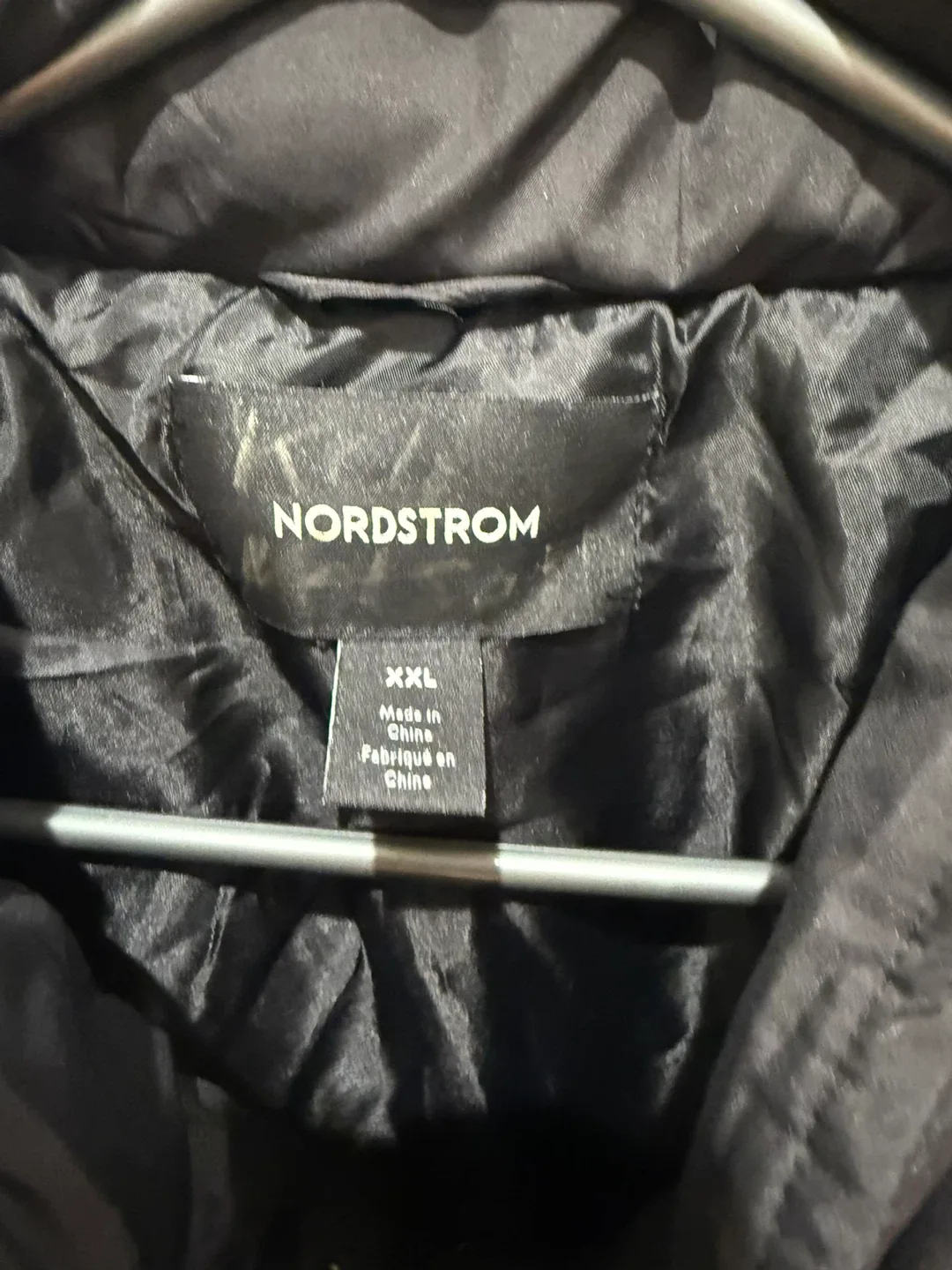 Women’s Nordstrom Black Quilted Jacket XXL image indicator(3)