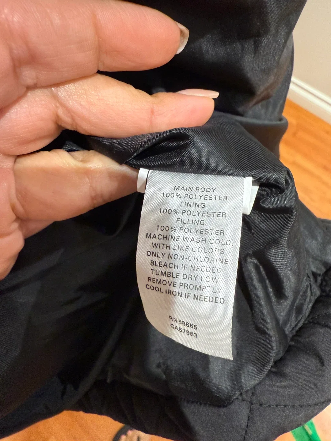 Women’s Nordstrom Black Quilted Jacket XXL image indicator(5)