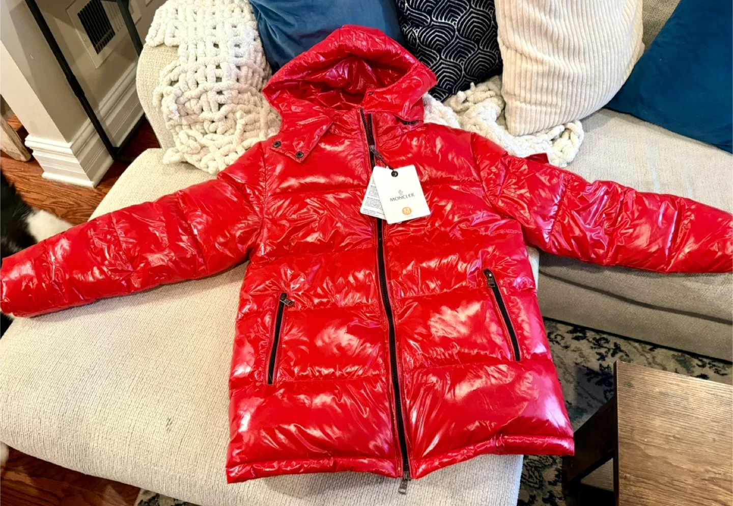 BRAND NEW! Moncler Maya Hooded Short Down Jacket - Men’s Size M