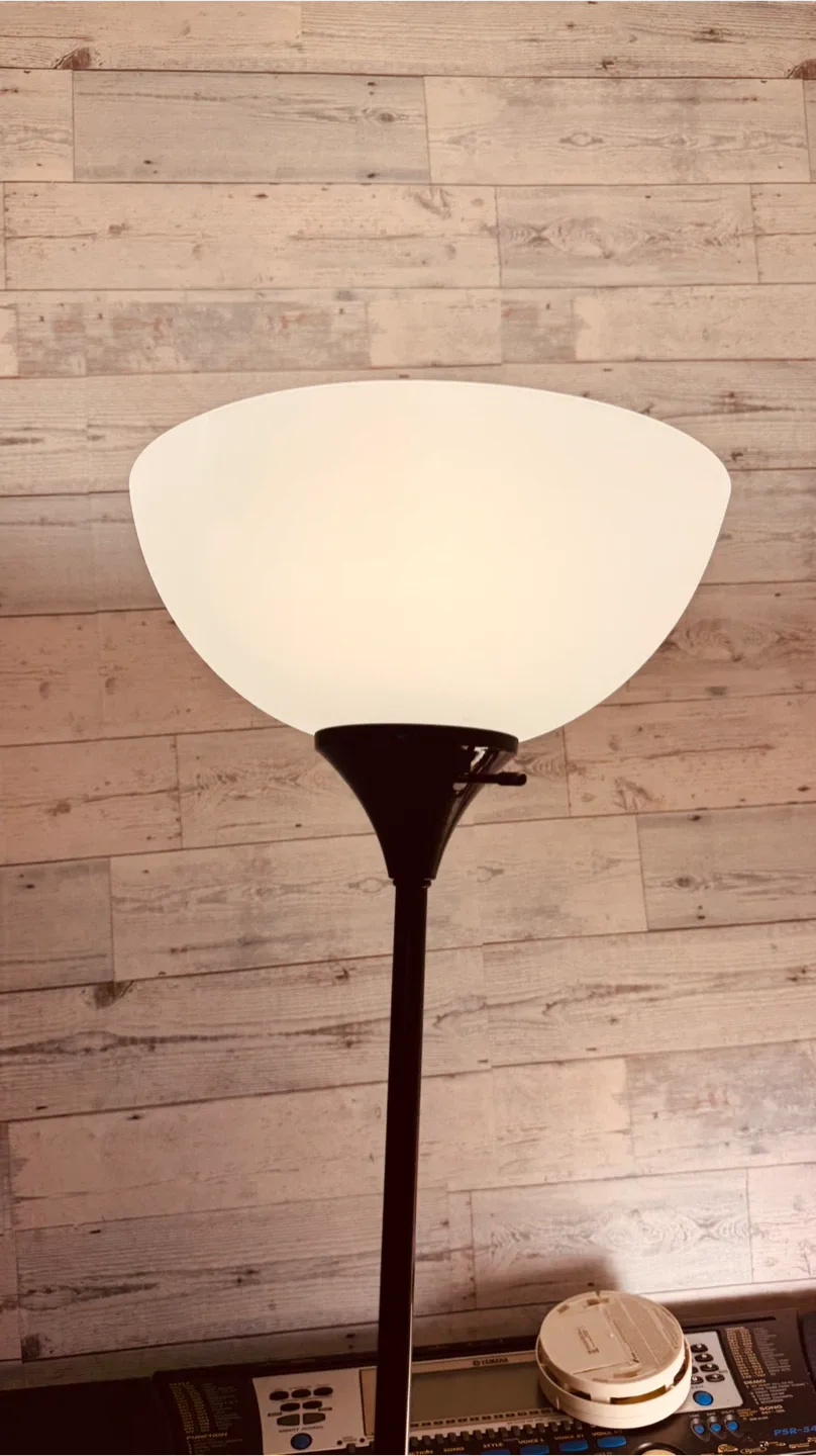 Floor Lamp with Reading Light, Black image indicator(5)