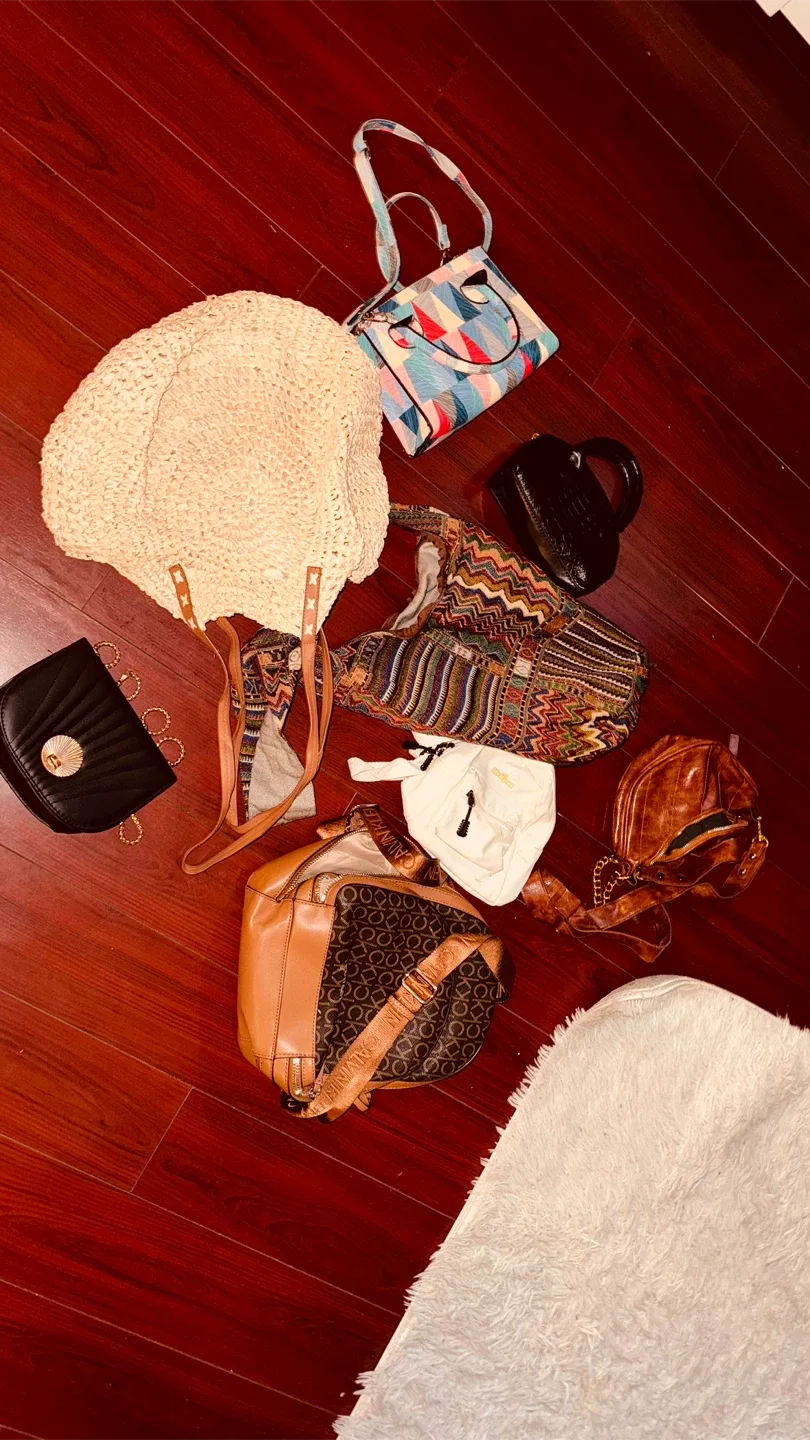 Variety of Purses and Bags
