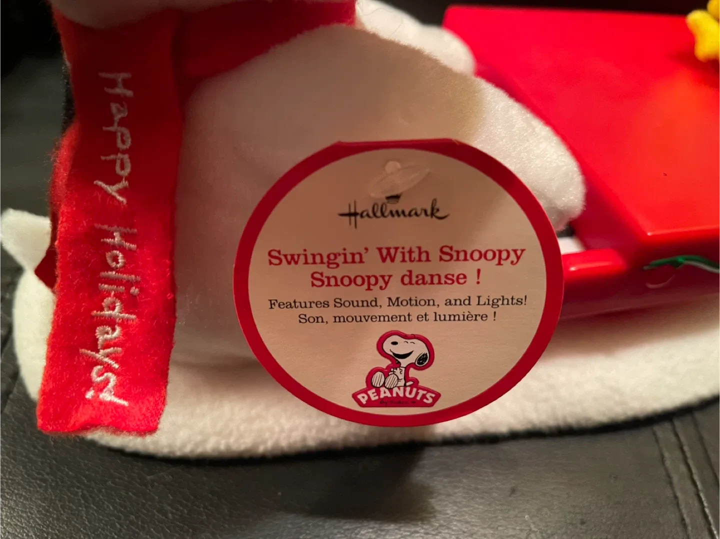 Hallmark Swingin' With Snoopy Animated Xmas Decor image indicator(2)