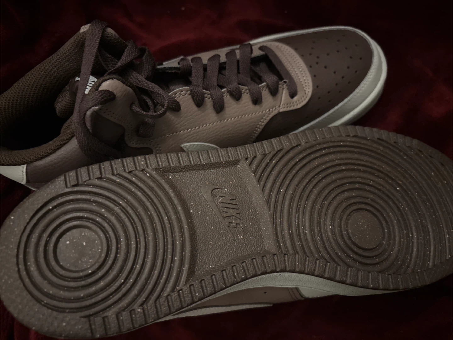 Nike Court Vision Mid Shoes - Brown - photo 2