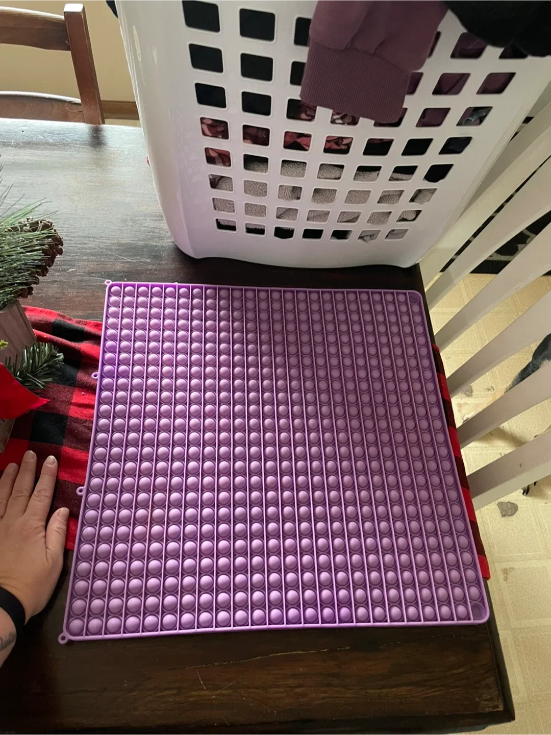 Purple Jumbo Pop It Fidget Toy