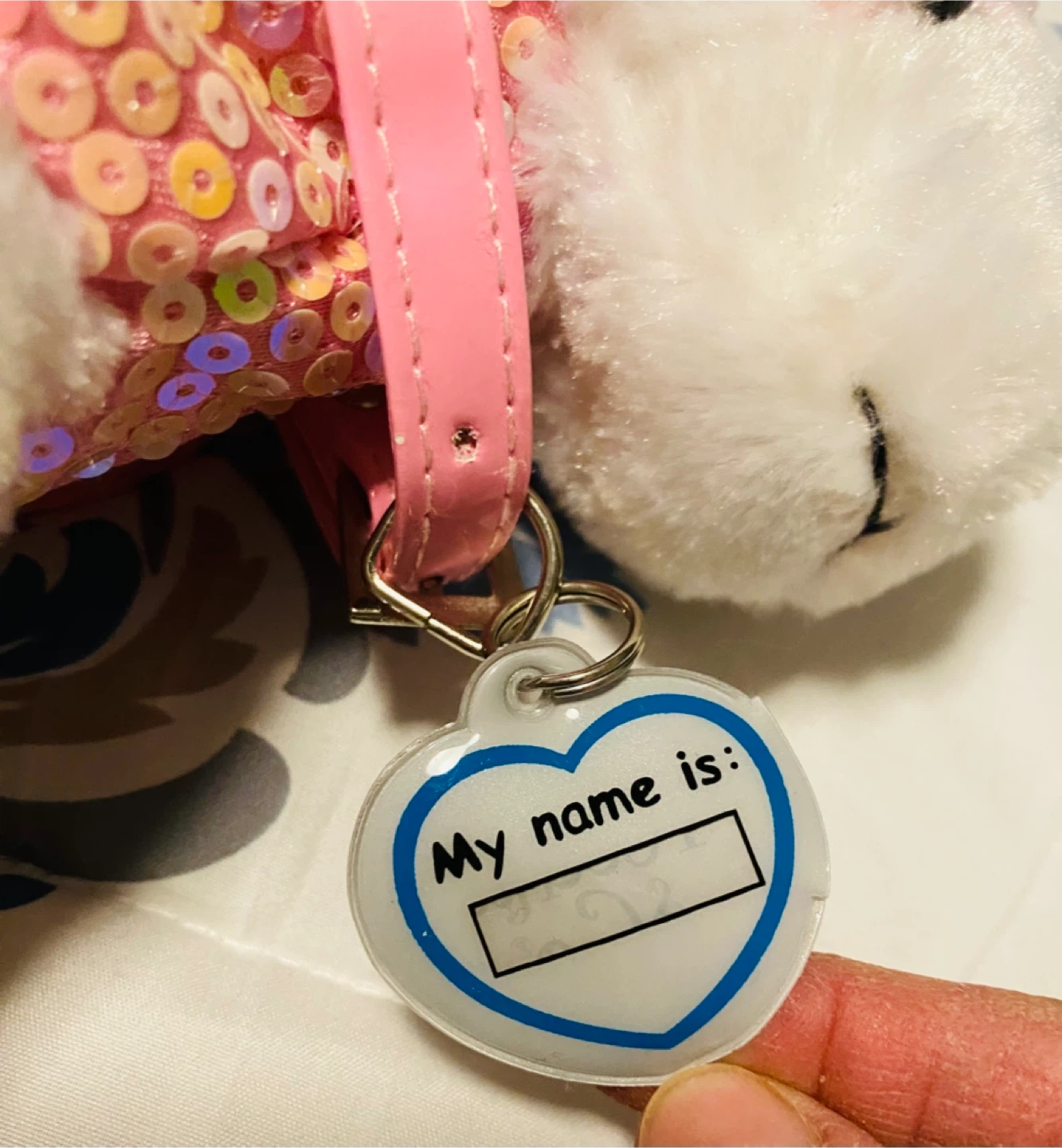 Poodle Co. Plush Dog Purse - Sparkly & Cute! - photo 3