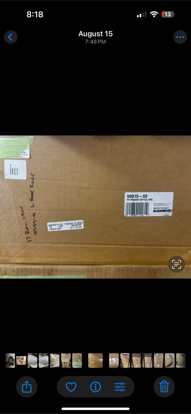 Pick up truck wheel, flares image indicator(3)