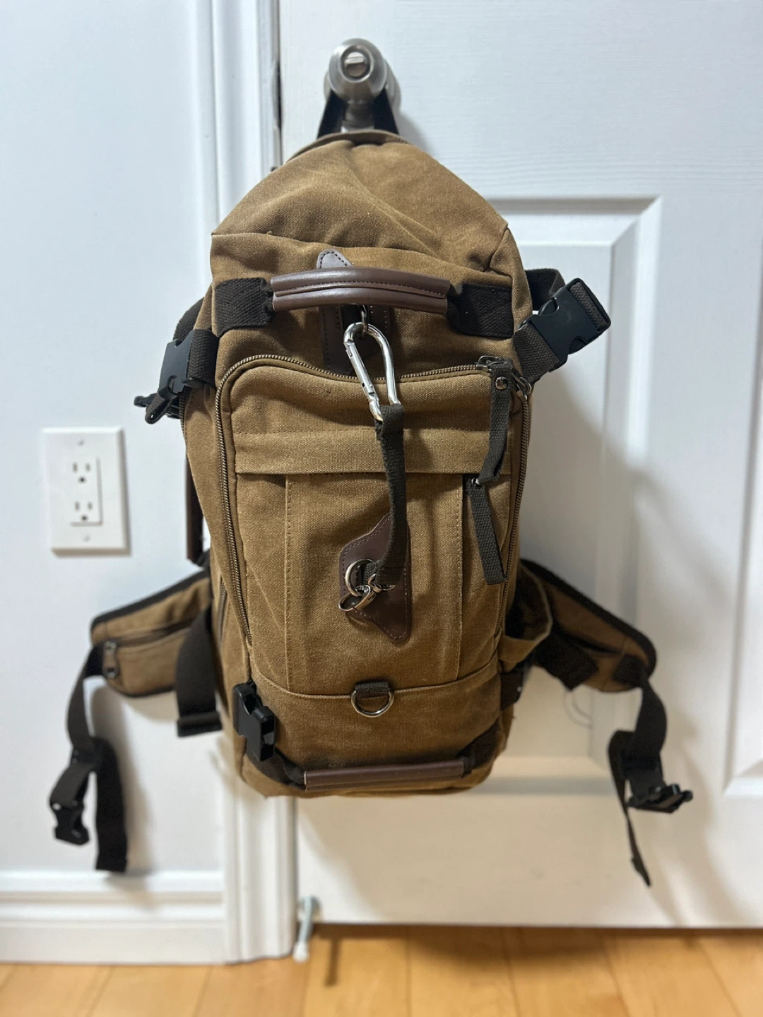 Canvas Backpack - Brown