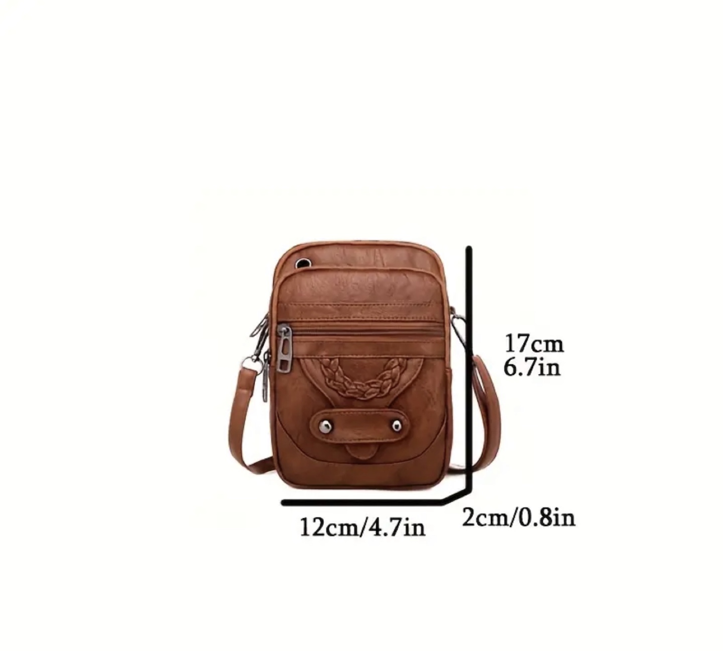 Brand New-Brown Small Crossbody Bag - photo 4